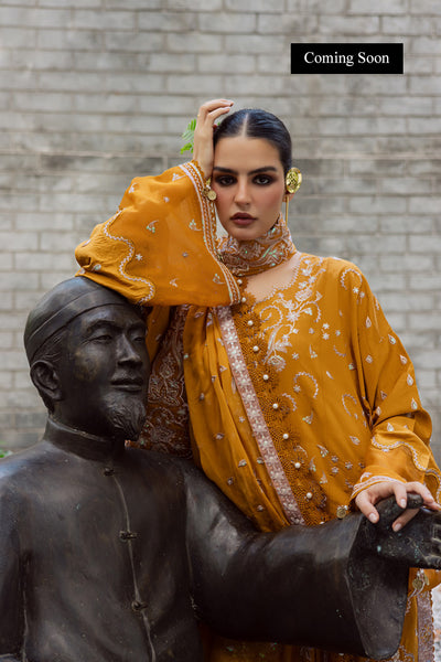 Marjjan | Lovella Winter 25 |MEV-45 A (MUSTARD) - Official Marjjan stockist in UK - Sakeena London