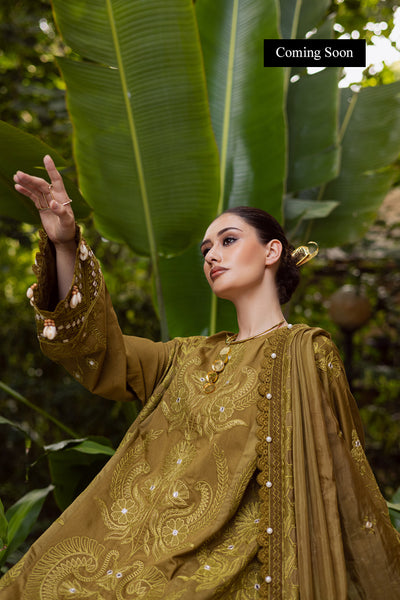 Marjjan | Lovella Winter 25 | MEV-43 A (OLIVE) - Official Marjjan stockist in UK - Sakeena London