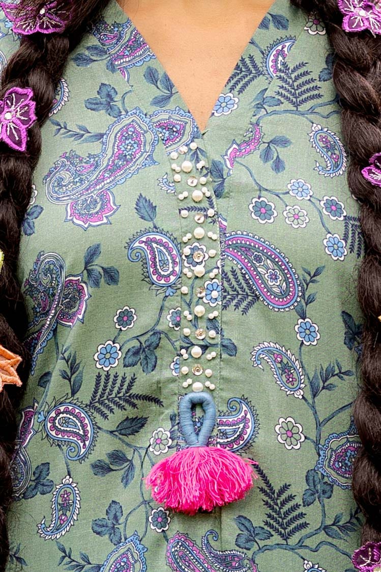Gul Ahmed | Winter Collection 24 | Linen Suit LT-42002 - Official Gul Ahmed stockist in UK - Sakeena London
