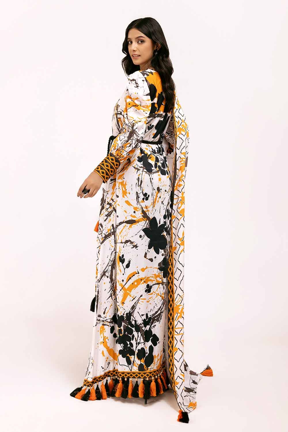 Gul Ahmed | Winter Collection 24 | Linen Suit LT-42006 - Official Gul Ahmed stockist in UK - Sakeena London