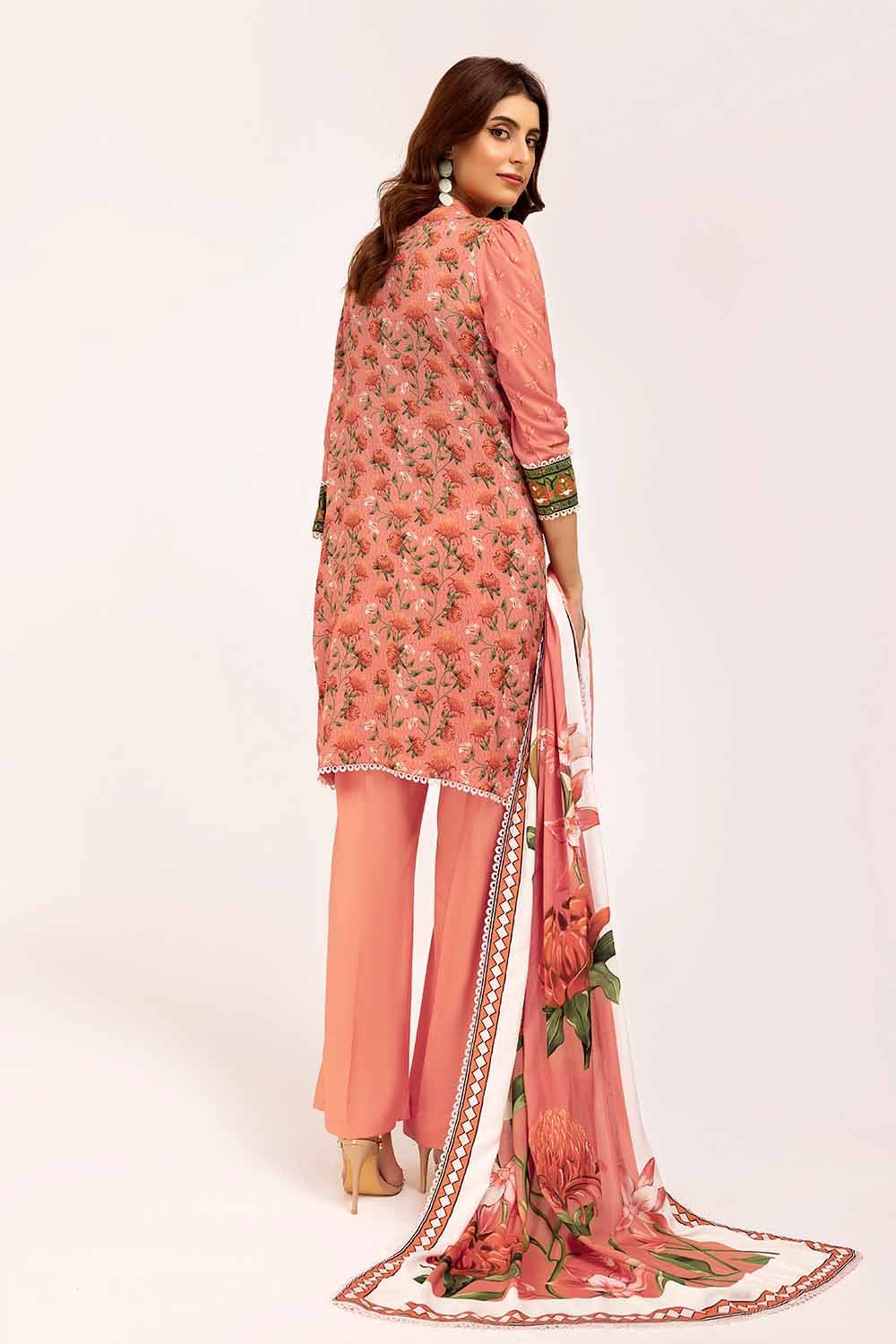 Gul Ahmed | Winter Collection 24 | Linen Suit LT-42009 - Official Gul Ahmed stockist in UK - Sakeena London