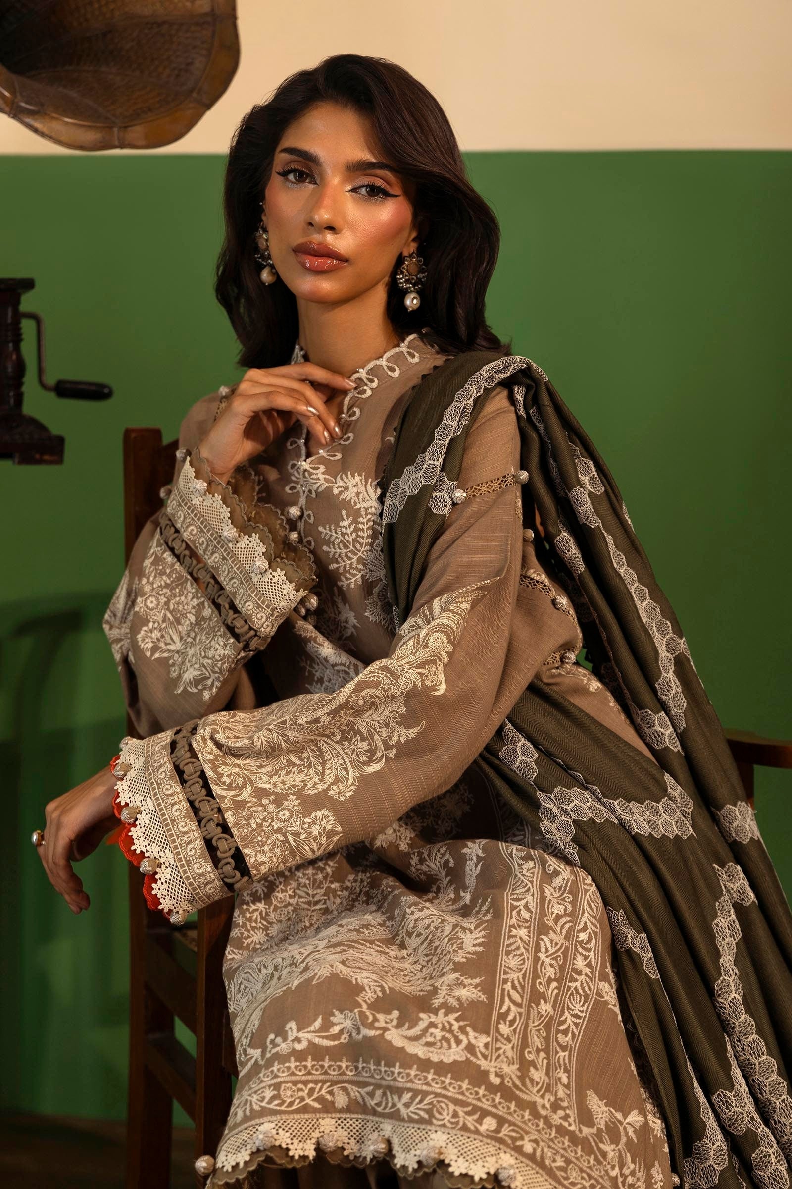 Sana Safinaz | Muzlin Winter 2024 | M243-005B-3CO - Official Sana Safinaz stockist in UK - Sakeena London