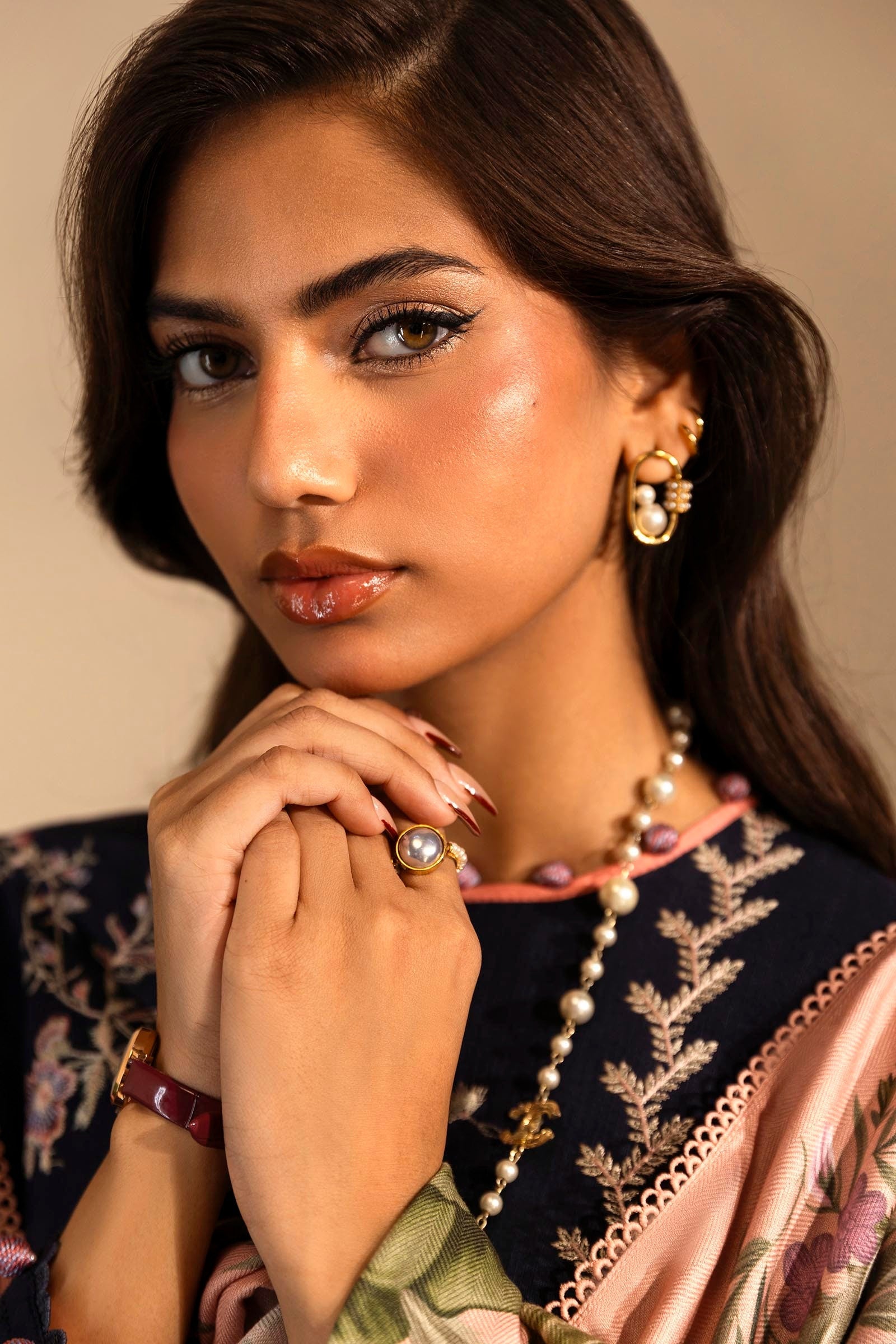 Sana Safinaz | Muzlin Winter 2024 | M243-006A-3AP - Official Sana Safinaz stockist in UK - Sakeena London