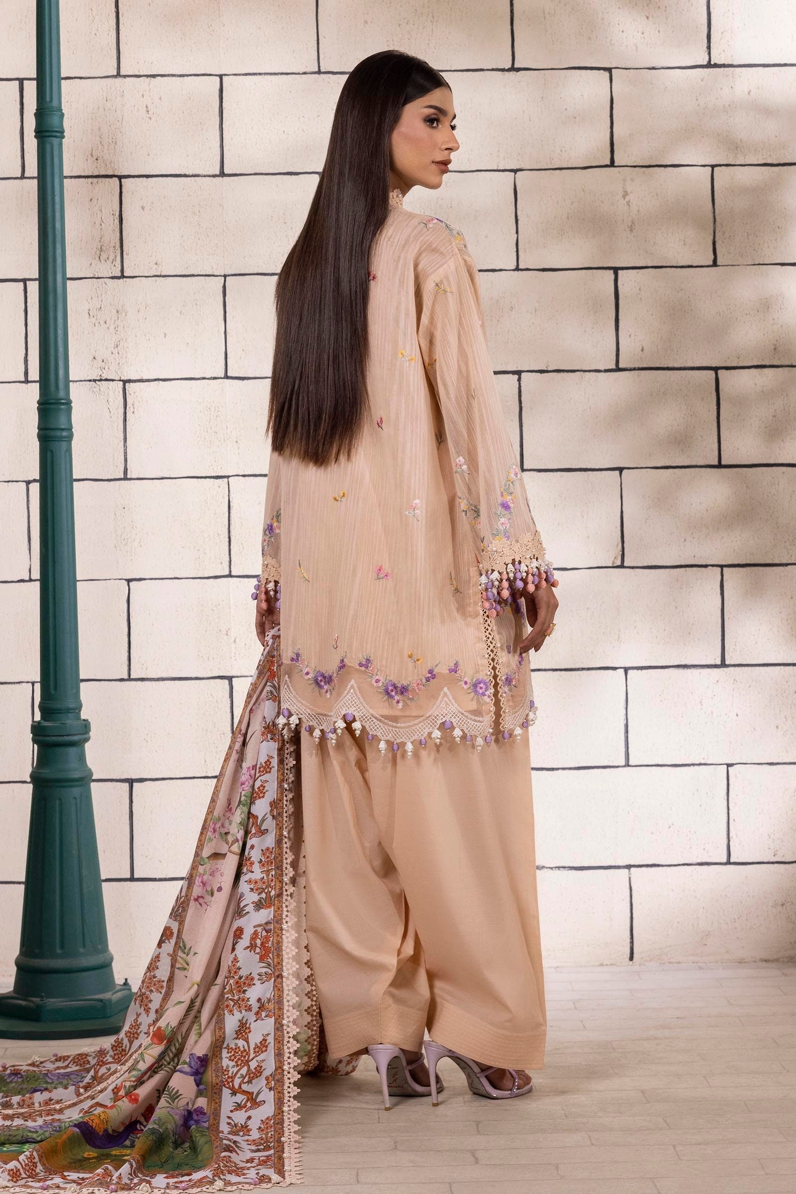 Sana Safinaz | Muzlin Spring 25 | M251-002A-3CV - Official Sana Safinaz stockist in UK - Sakeena London