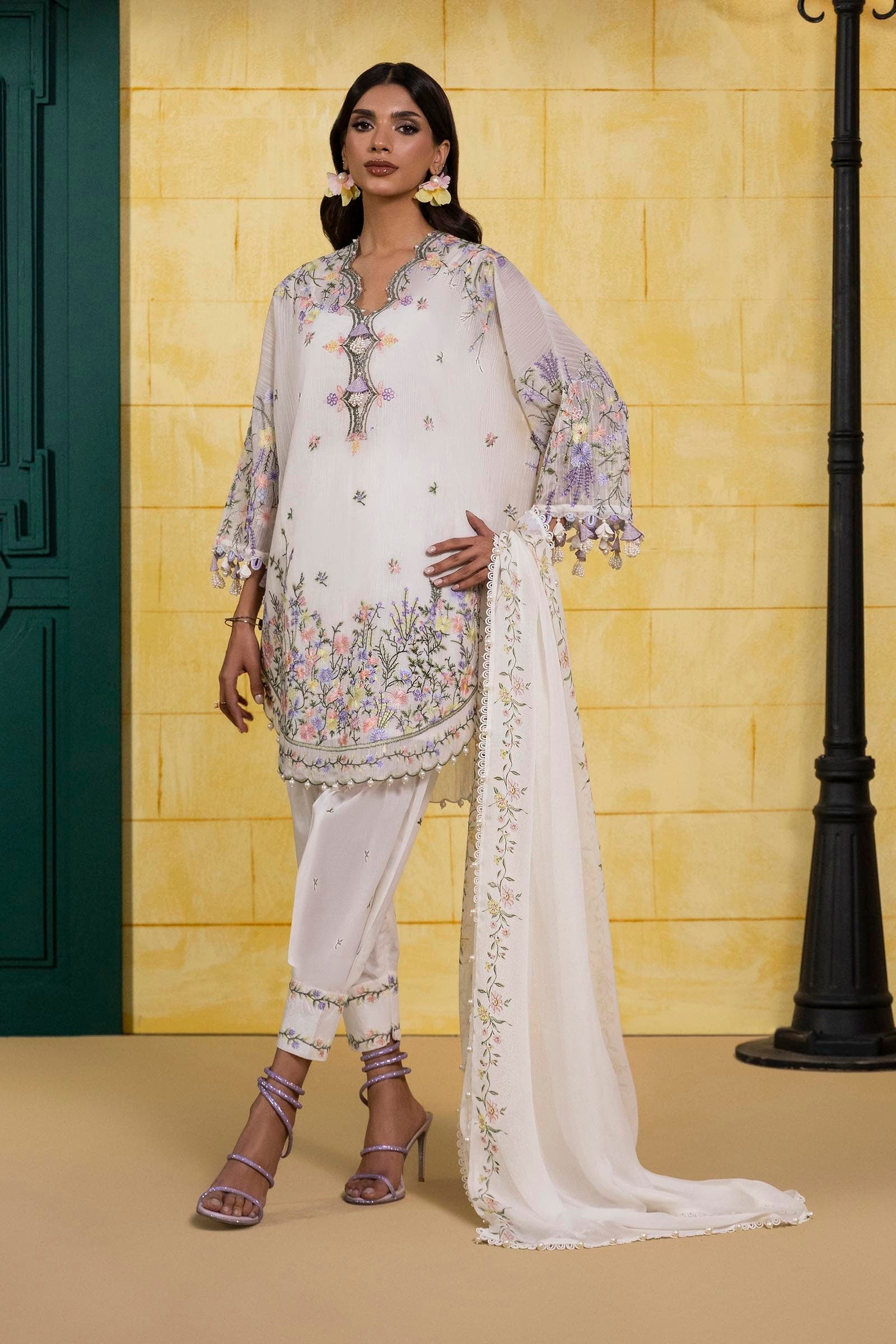 Sana Safinaz | Muzlin Spring 25 | M251-003A-3CJ - Official Sana Safinaz stockist in UK - Sakeena London