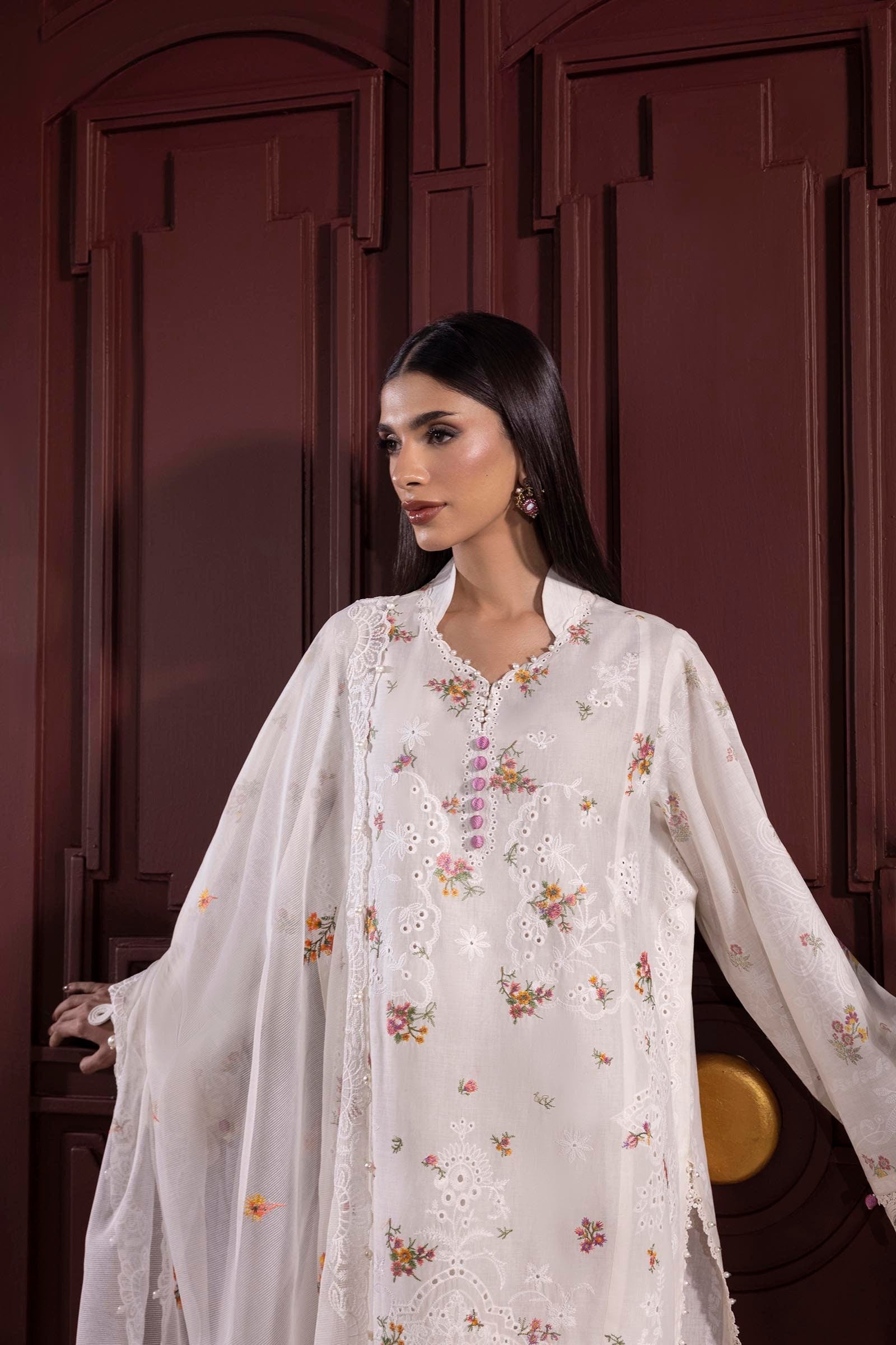 Sana Safinaz | Muzlin Spring 25 | M251-004A-3CT - Official Sana Safinaz stockist in UK - Sakeena London