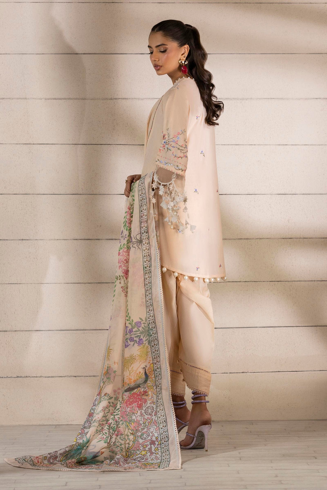 Sana Safinaz | Muzlin Spring 25 | M251-005B-3CL - Official Sana Safinaz stockist in UK - Sakeena London