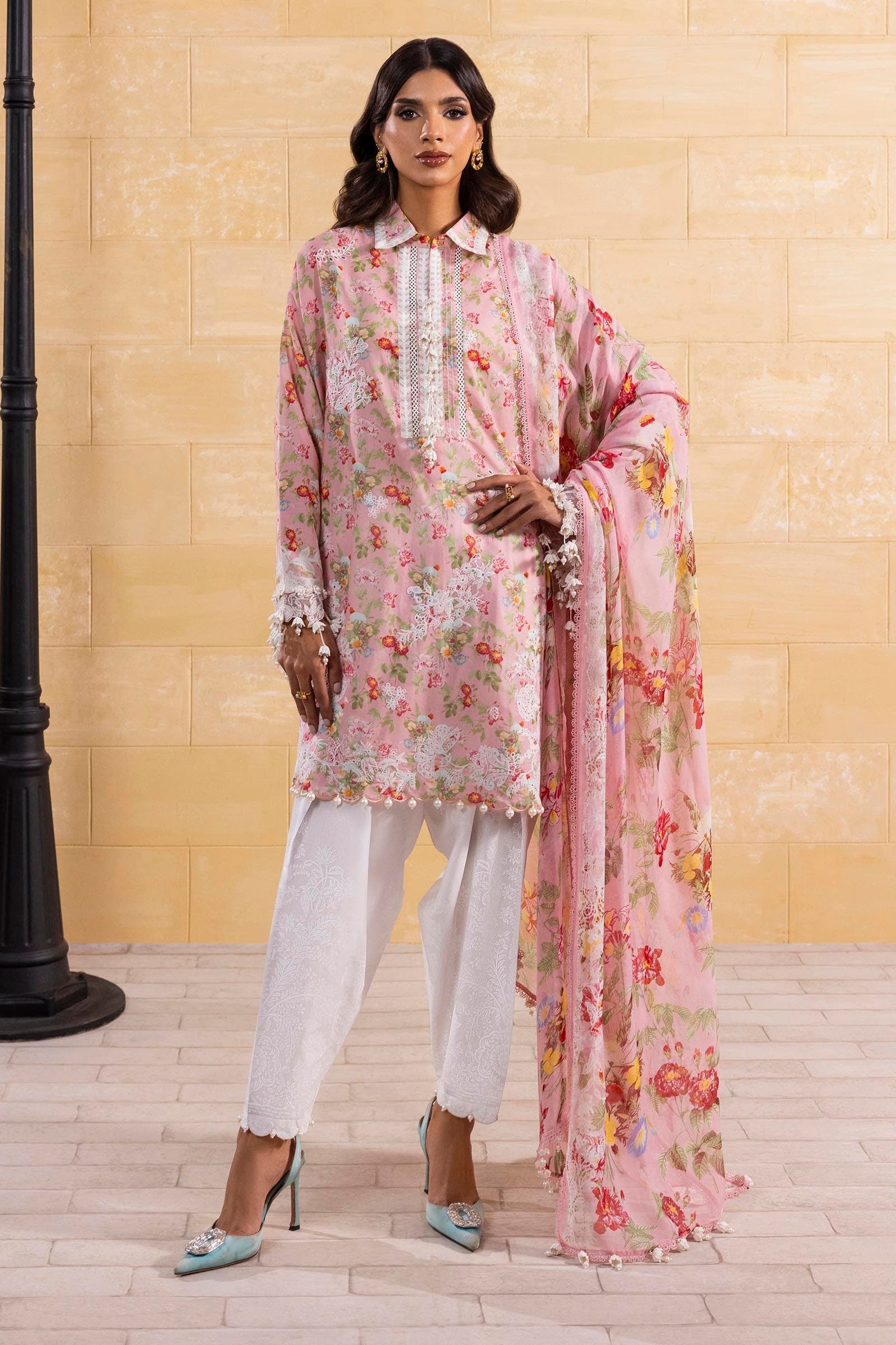 Sana Safinaz | Muzlin Spring 25 | M251-007A-3CI - Official Sana Safinaz stockist in UK - Sakeena London