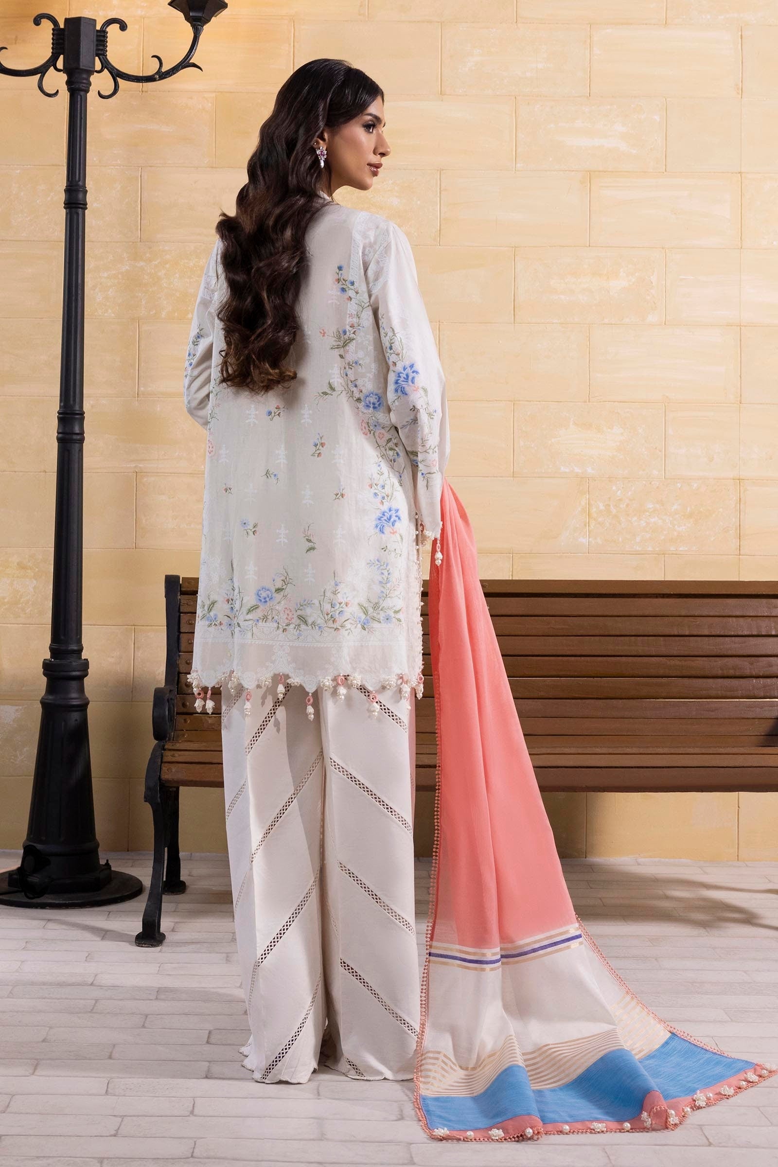 Sana Safinaz | Muzlin Spring | M251-008B-3DG - Official Sana Safinaz stockist in UK - Sakeena London