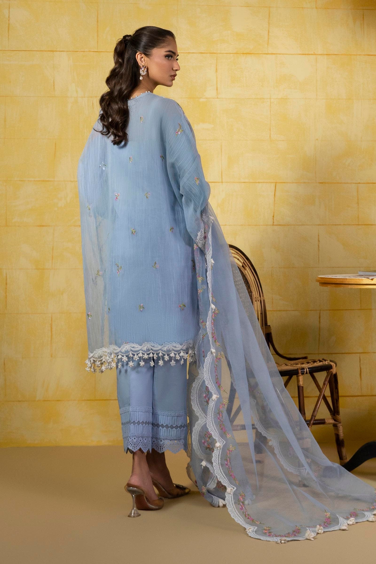 Sana Safinaz | Muzlin Spring 25 | M251-009B-3CT - Official Sana Safinaz stockist in UK - Sakeena London