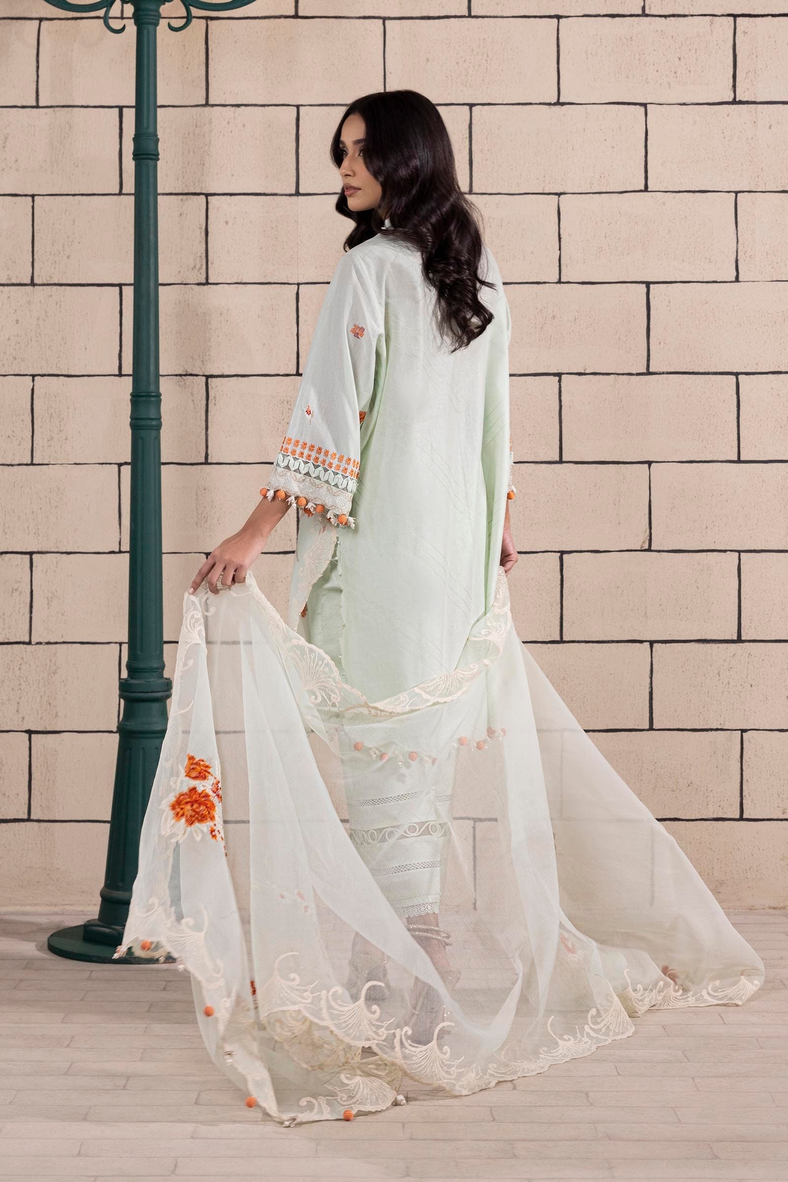 Sana Safinaz | Muzlin Spring 25 | M251-010A-3CS - Official Sana Safinaz stockist in UK - Sakeena London