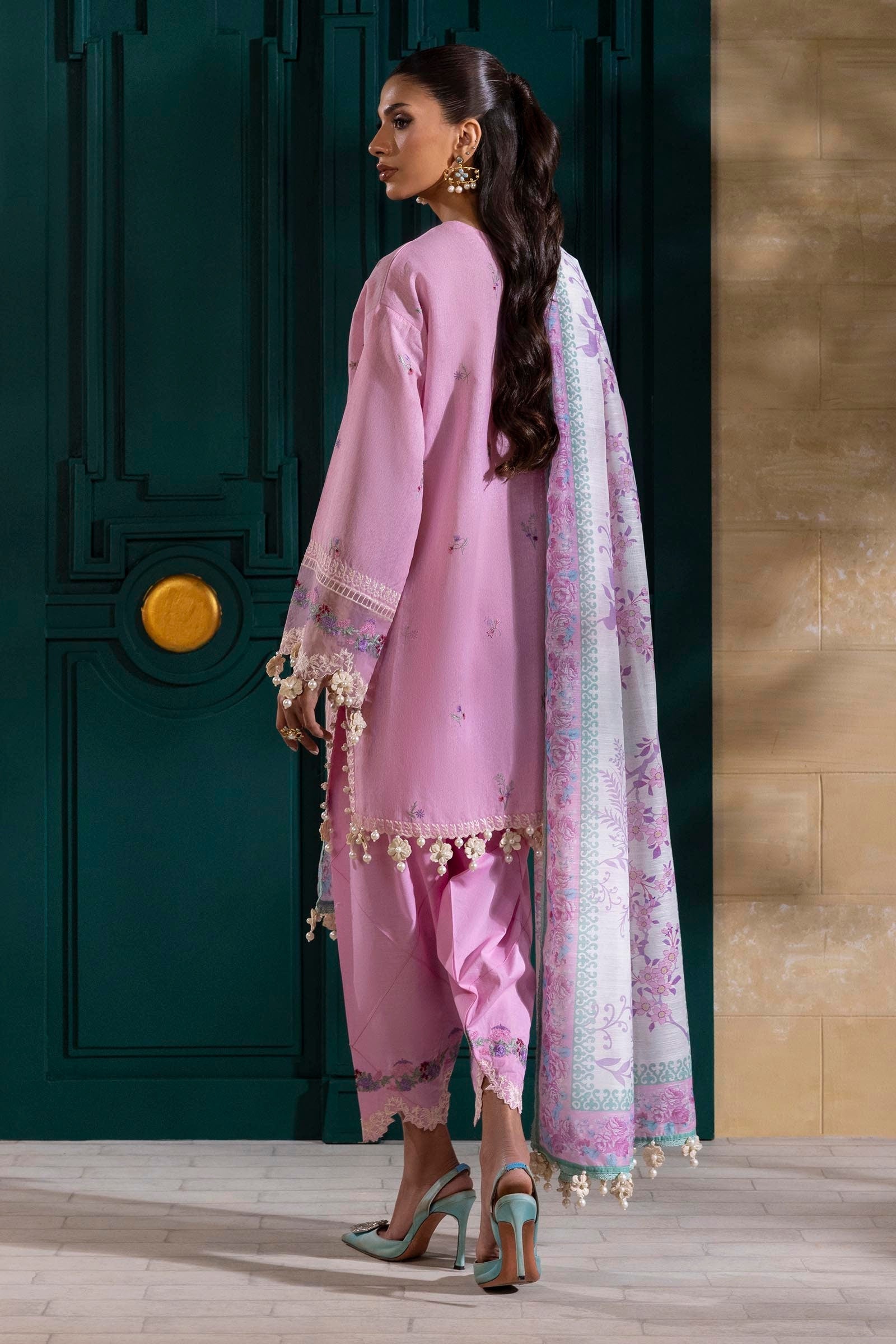 Sana Safinaz | Muzlin Spring 25 | M251-011A-3CV - Official Sana Safinaz stockist in UK - Sakeena London