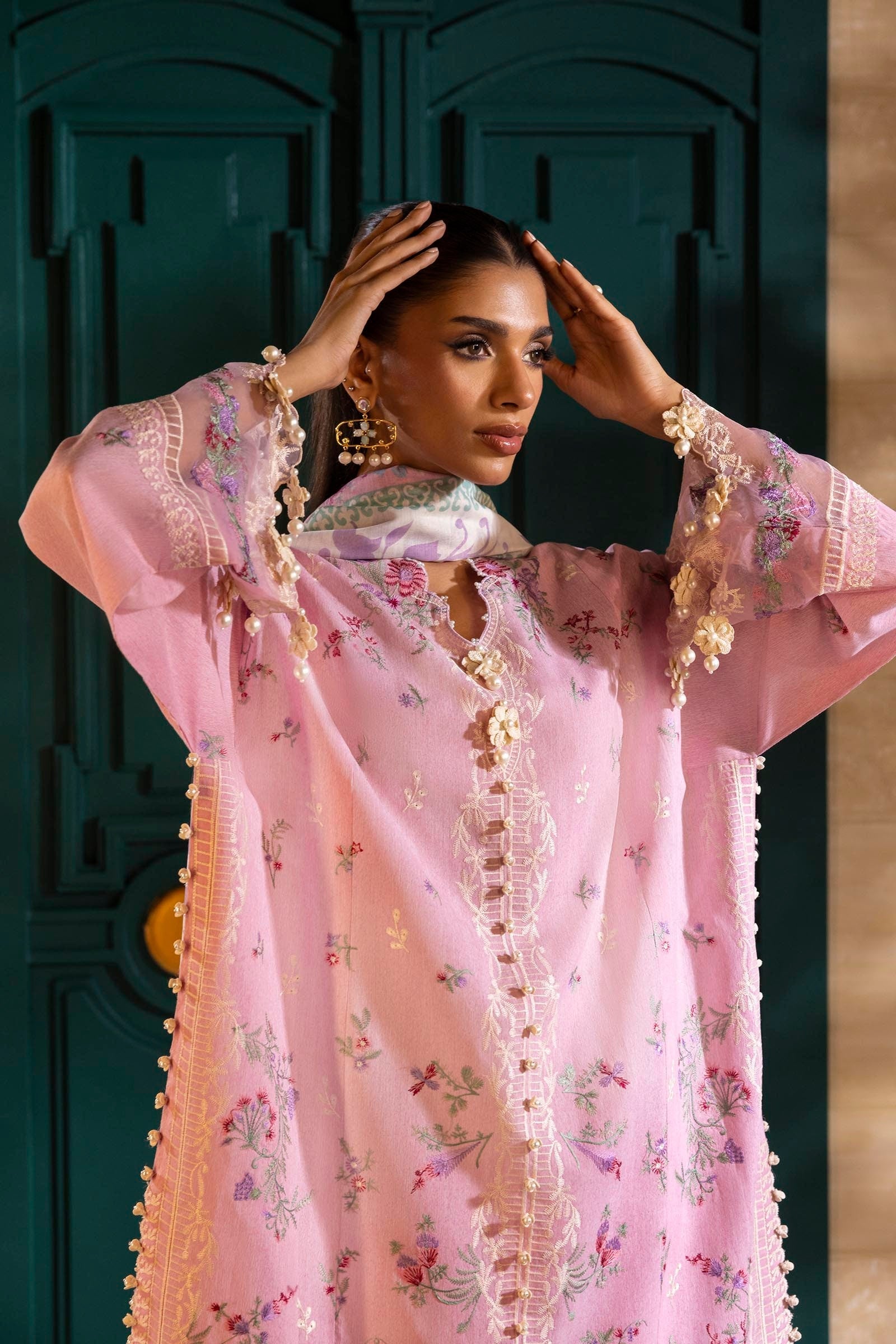 Sana Safinaz | Muzlin Spring 25 | M251-011A-3CV - Official Sana Safinaz stockist in UK - Sakeena London