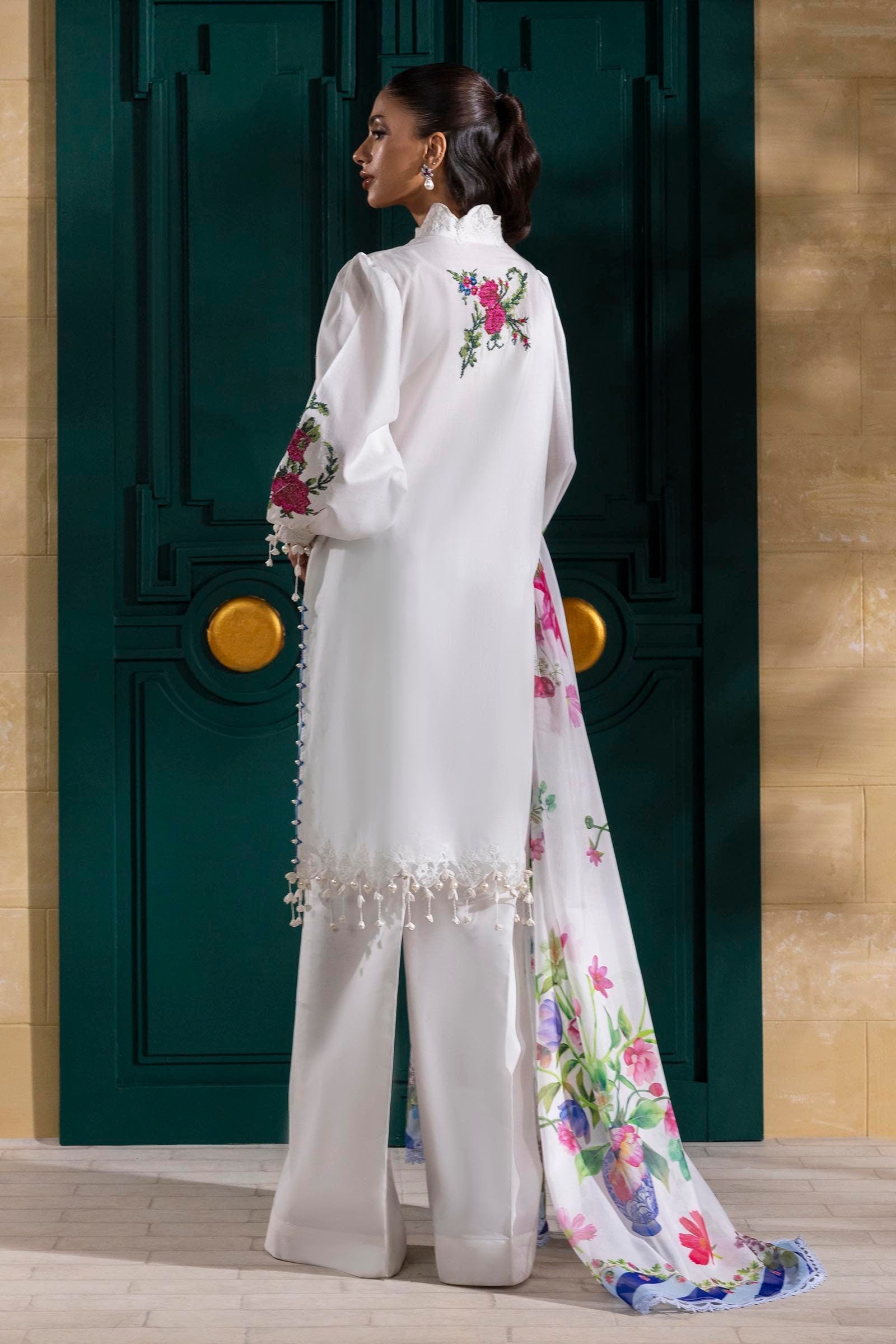 Sana Safinaz | Muzlin Spring 25 | M251-013A-3CL - Official Sana Safinaz stockist in UK - Sakeena London