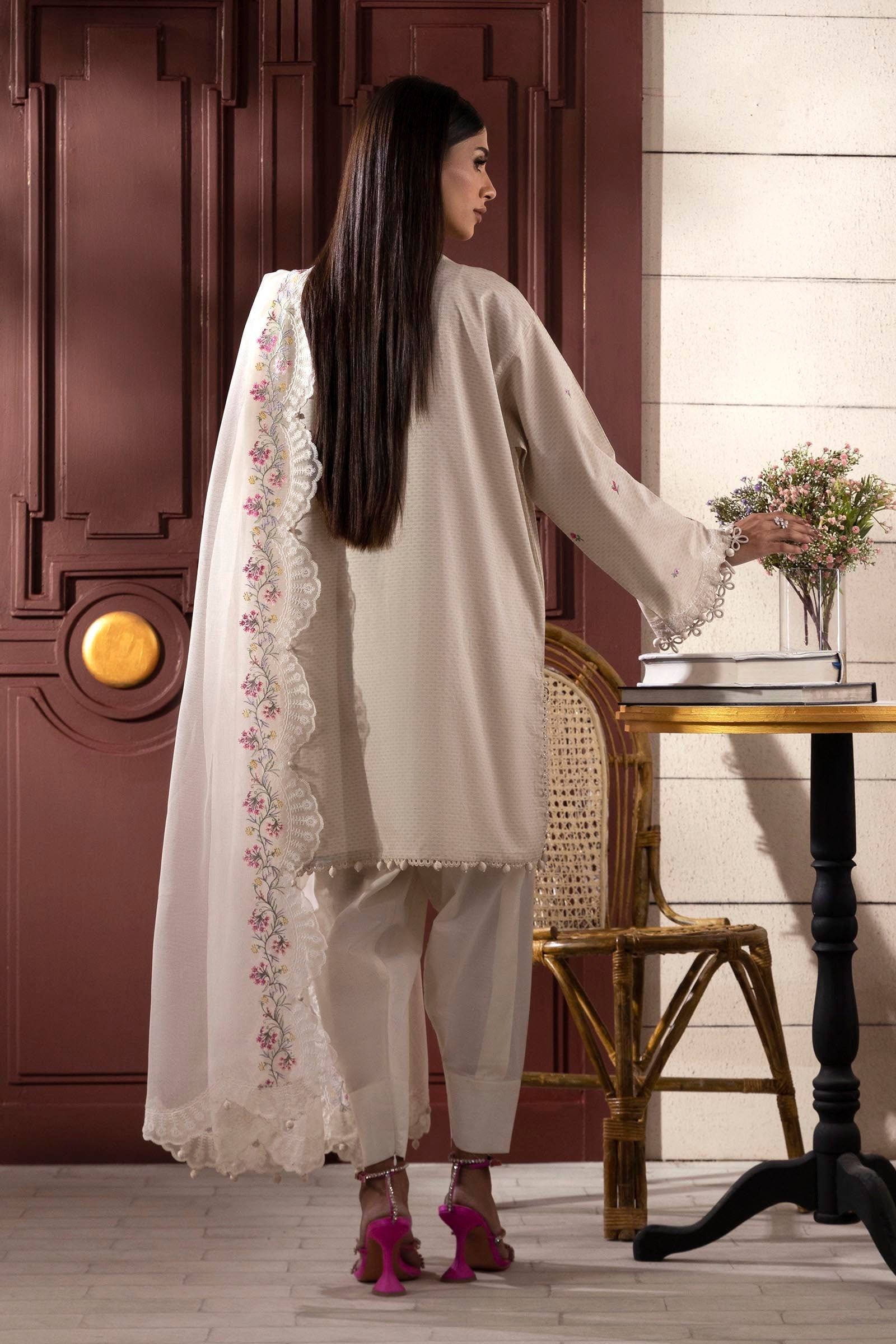 Sana Safinaz | Muzlin Spring 25 | M251-014A-3CT - Official Sana Safinaz stockist in UK - Sakeena London