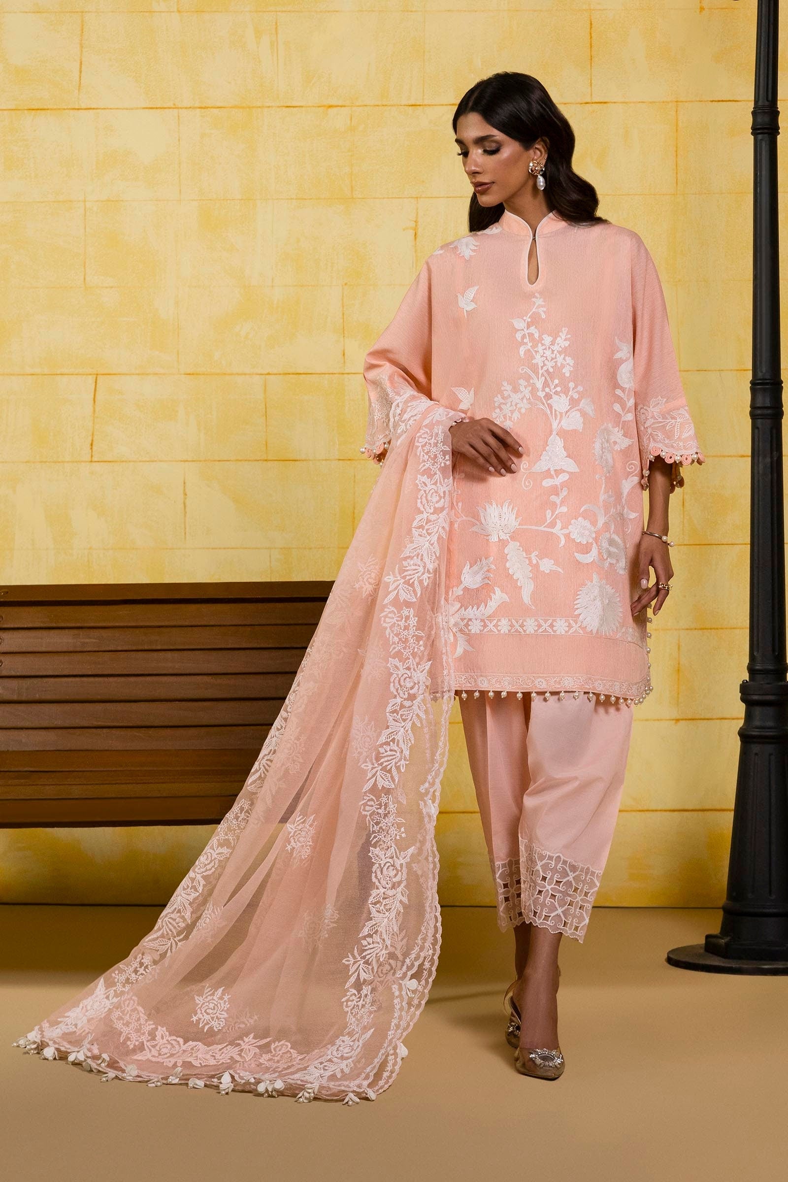 Sana Safinaz | Muzlin Spring 25 | M251-015A-3CT - Official Sana Safinaz stockist in UK - Sakeena London