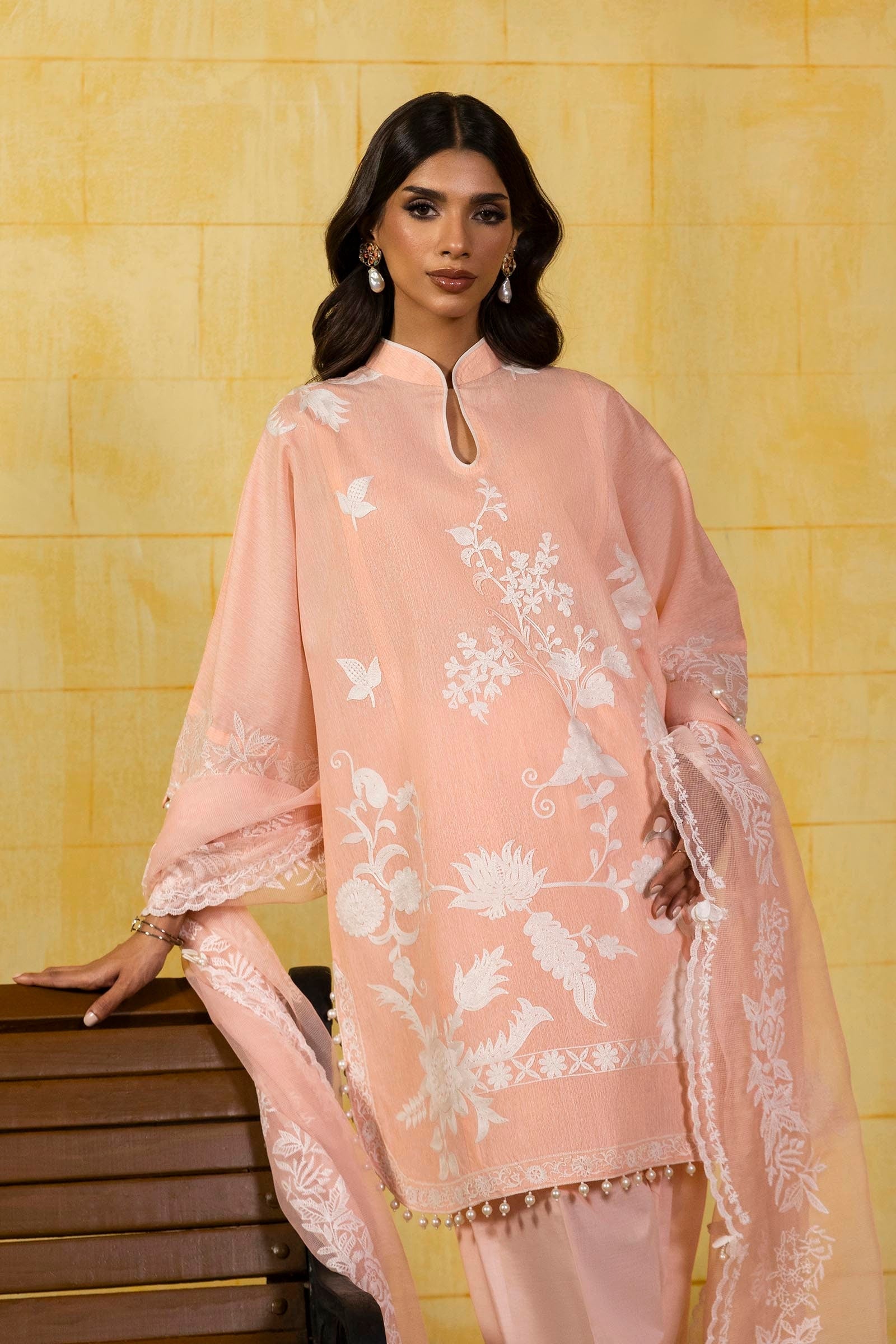 Sana Safinaz | Muzlin Spring 25 | M251-015A-3CT - Official Sana Safinaz stockist in UK - Sakeena London