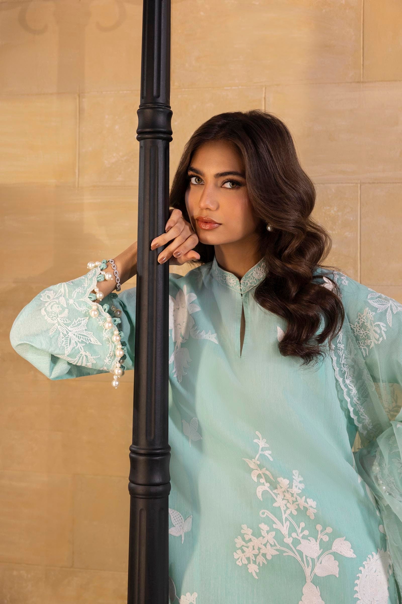 Sana Safinaz | Muzlin Spring 25 | M251-015B-3CT - Official Sana Safinaz stockist in UK - Sakeena London