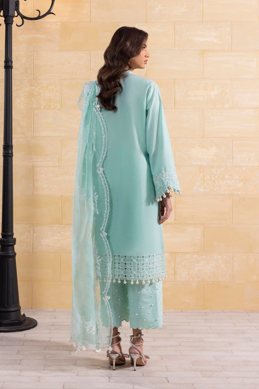 Sana Safinaz | Muzlin Spring 25 | M251-015B-3CT - Official Sana Safinaz stockist in UK - Sakeena London