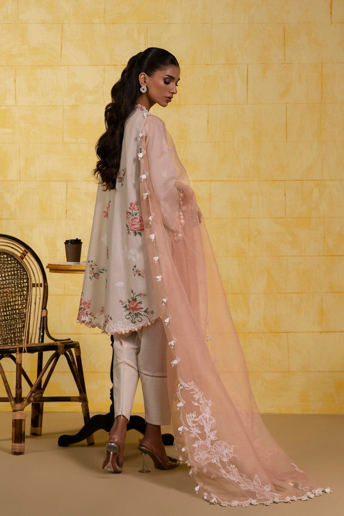 Sana Safinaz | Muzlin Spring 25 | M251-016A-3CT - Official Sana Safinaz stockist in UK - Sakeena London