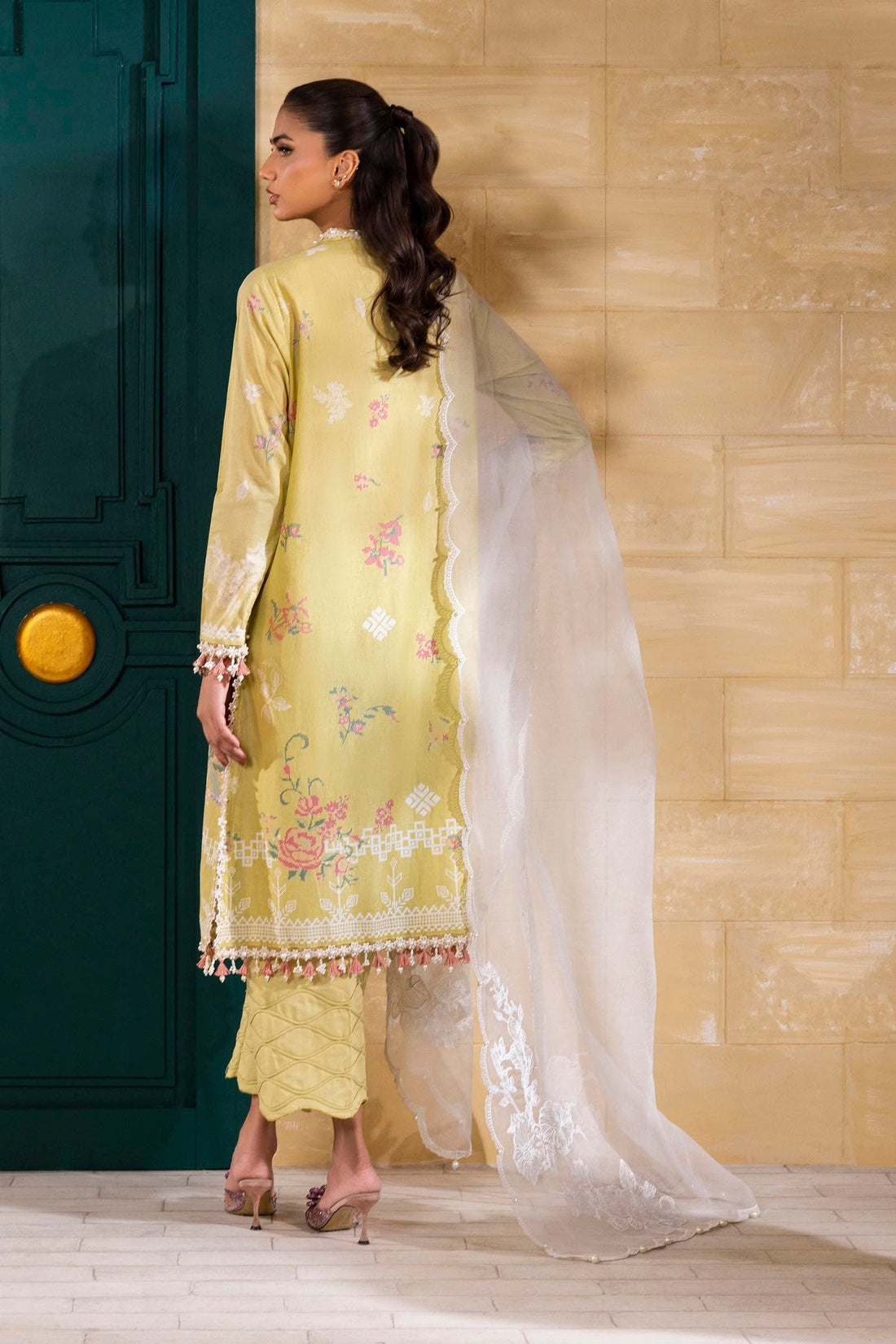 Sana Safinaz | Muzlin Spring 25 | M251-016B-3CT - Official Sana Safinaz stockist in UK - Sakeena London