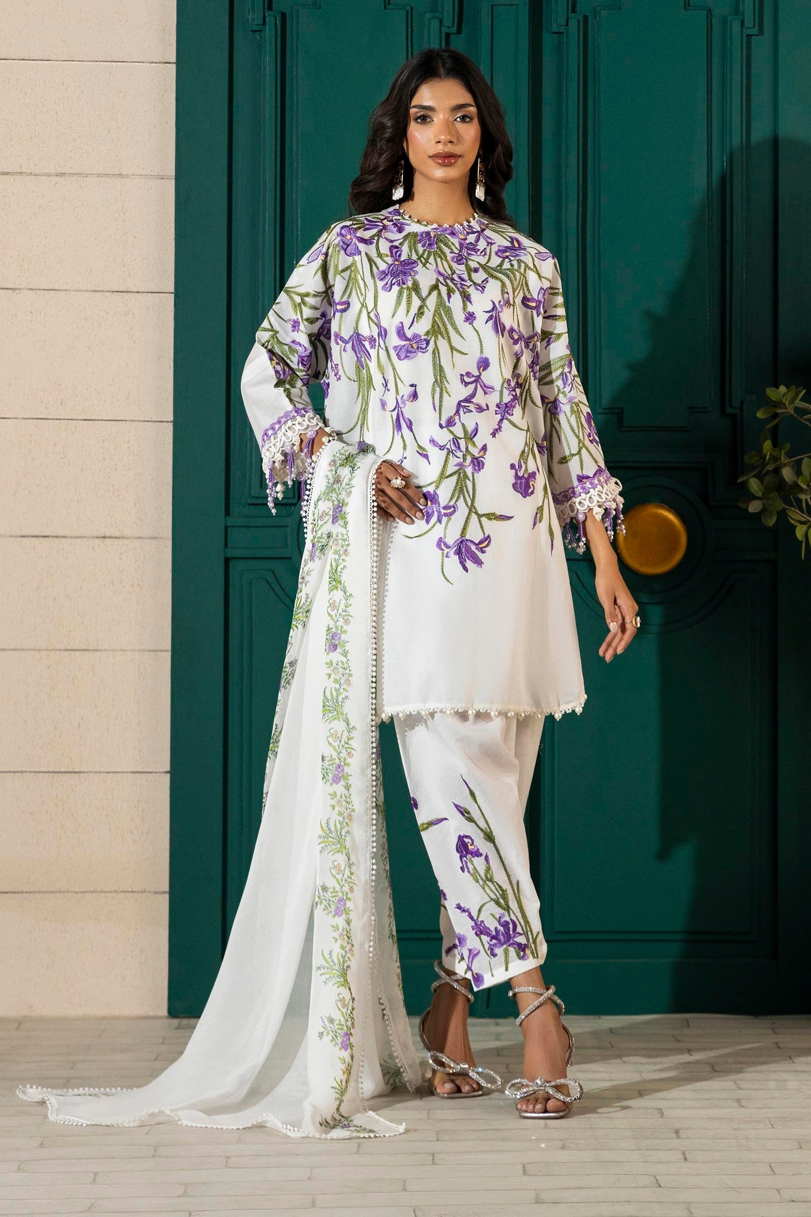 Sana Safinaz | Muzlin Spring 25 | M251-017A-3CJ - Official Sana Safinaz stockist in UK - Sakeena London