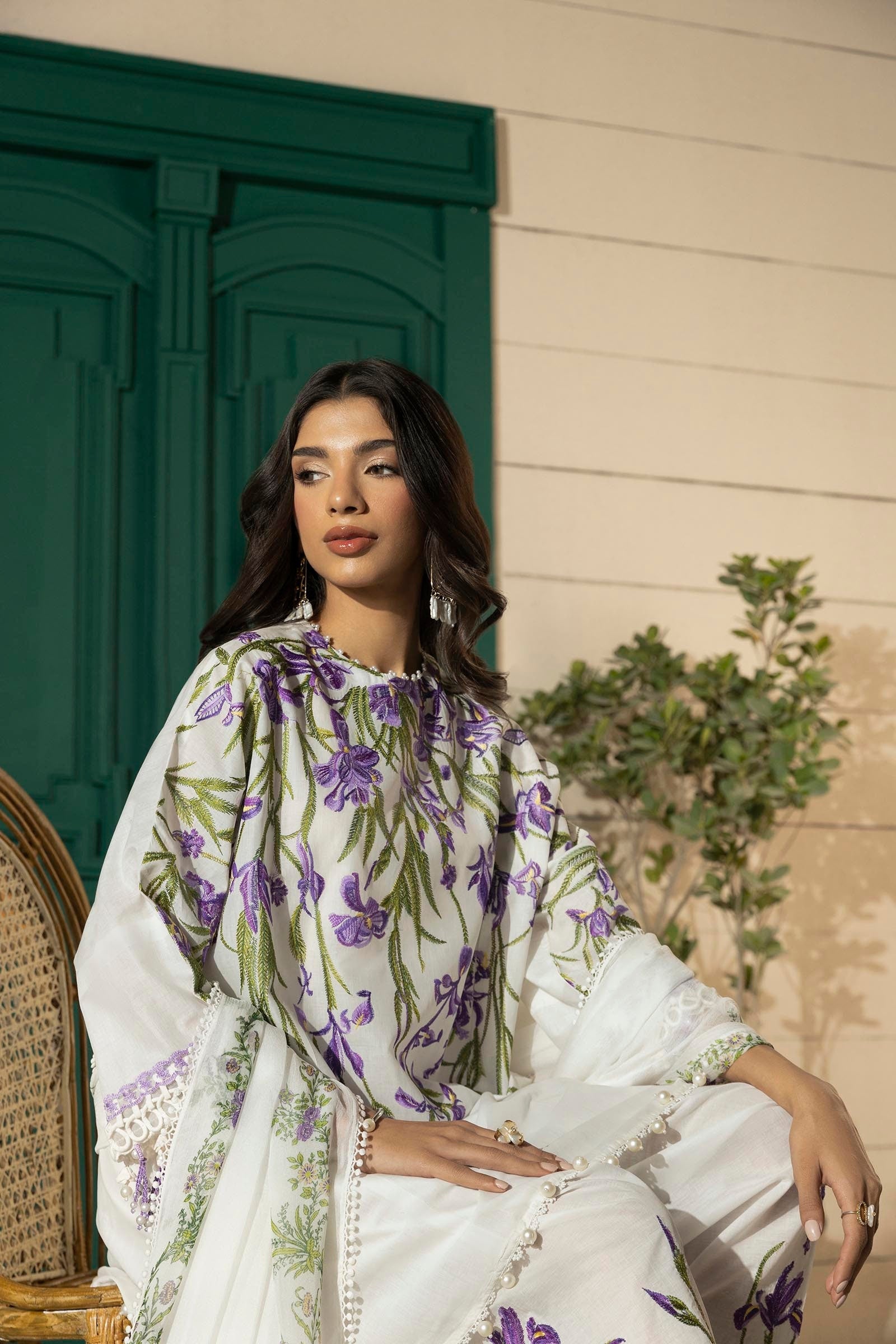 Sana Safinaz | Muzlin Spring 25 | M251-017A-3CJ - Official Sana Safinaz stockist in UK - Sakeena London