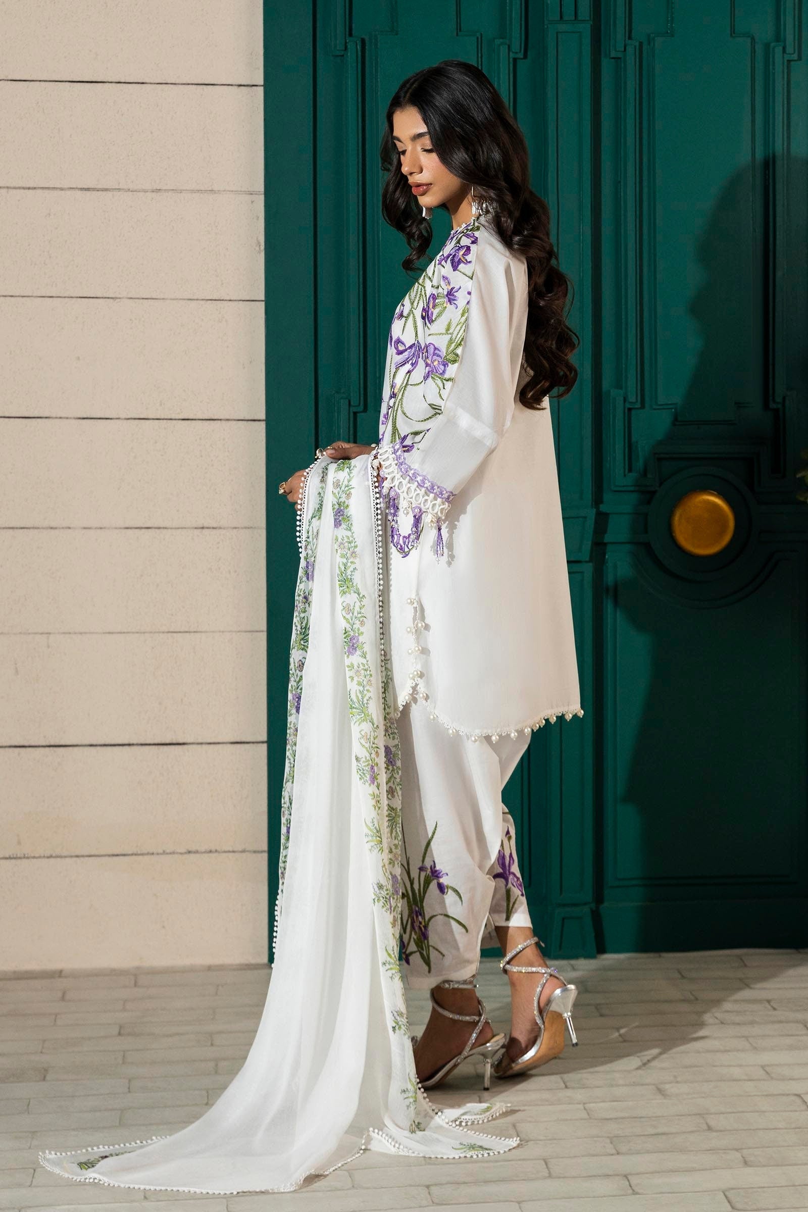 Sana Safinaz | Muzlin Spring 25 | M251-017A-3CJ - Official Sana Safinaz stockist in UK - Sakeena London