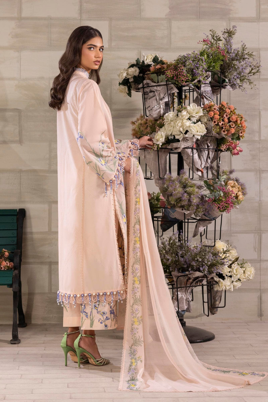 Sana Safinaz | Muzlin Spring 24 | M251-017B-3CJ - Official Sana Safinaz stockist in UK - Sakeena London