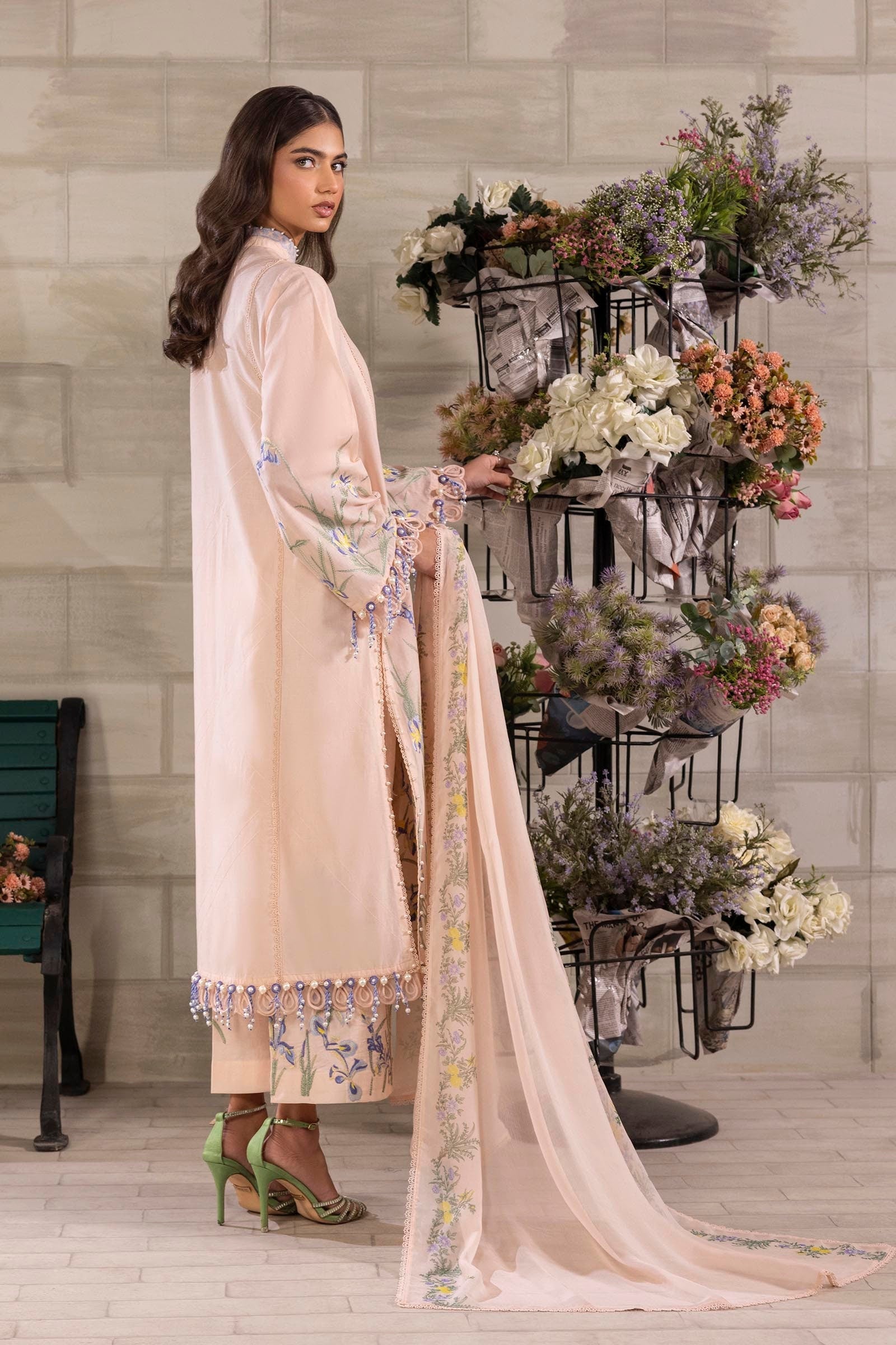 Sana Safinaz | Muzlin Spring 24 | M251-017B-3CJ - Official Sana Safinaz stockist in UK - Sakeena London