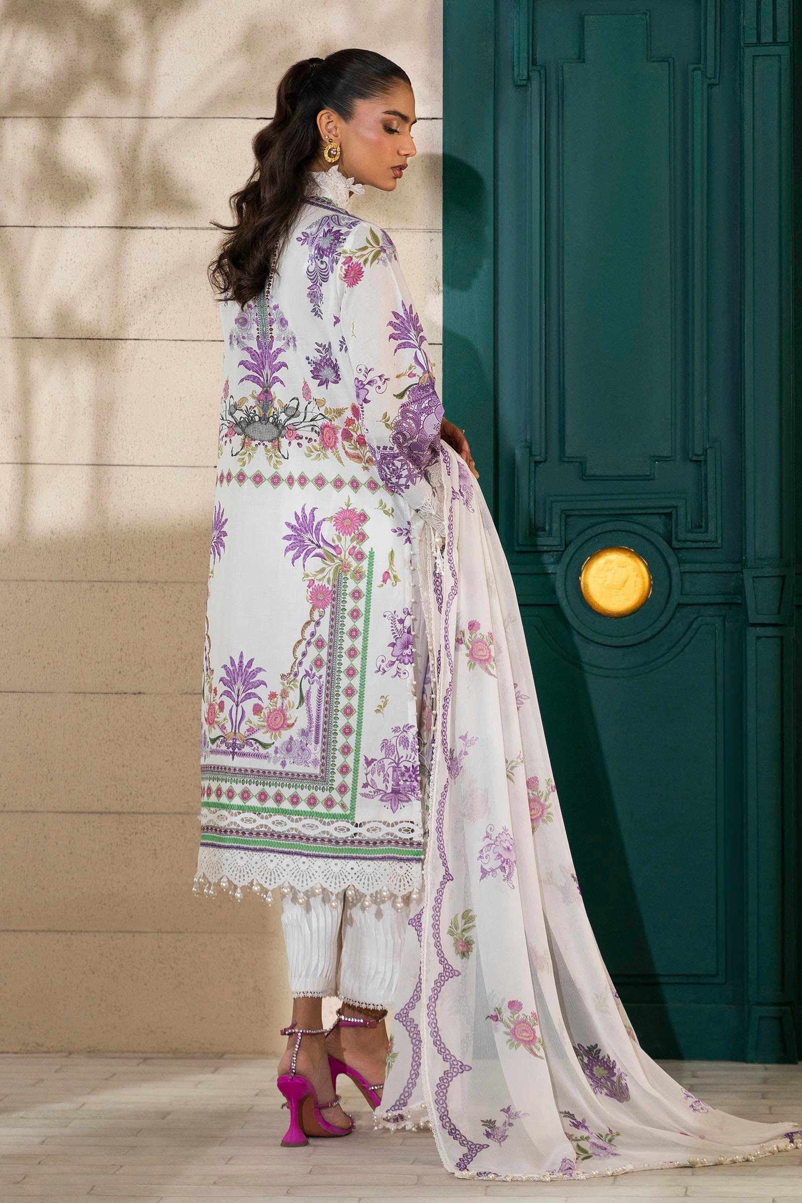 Sana Safinaz | Muzlin Spring 25 | M251-019A-3CS - Official Sana Safinaz stockist in UK - Sakeena London