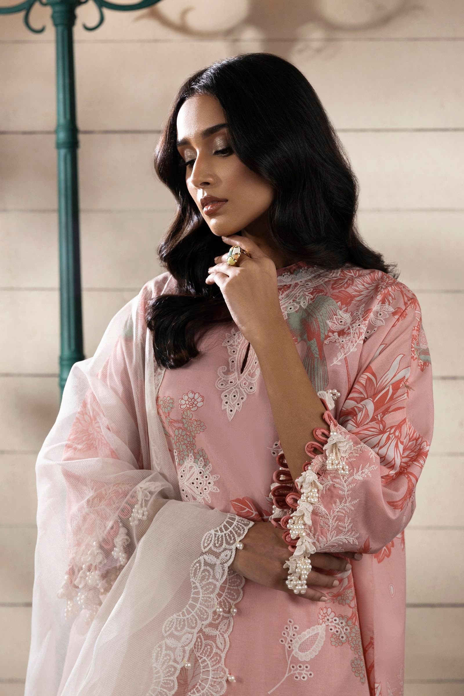 Sana Safinaz | Muzlin Spring 25 | M251-020A-3CS - Official Sana Safinaz stockist in UK - Sakeena London