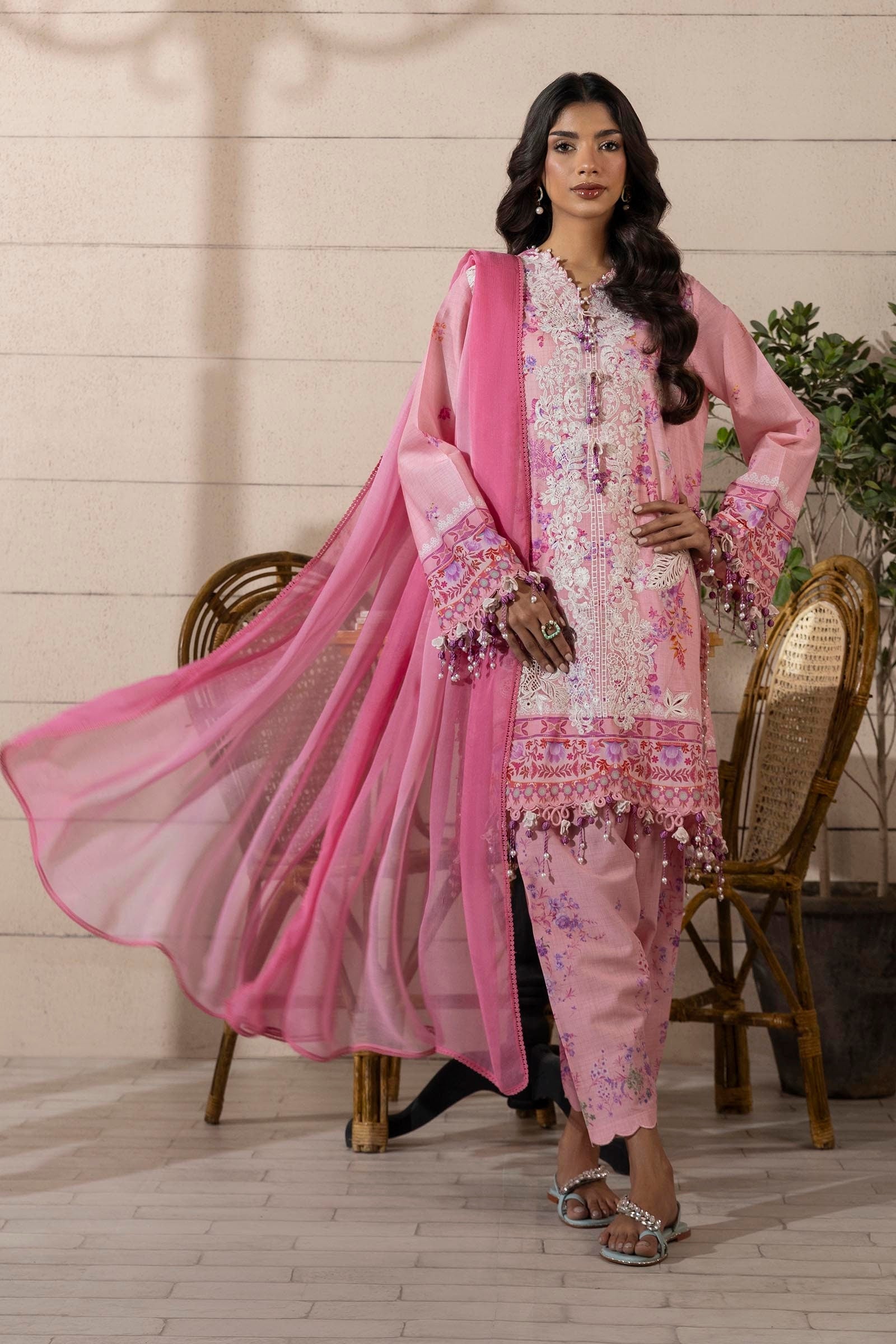 Sana Safinaz | Muzlin Spring 25 | M251-023A-3CI - Official Sana Safinaz stockist in UK - Sakeena London