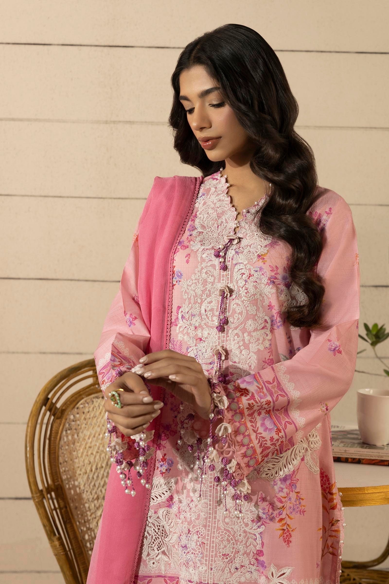 Sana Safinaz | Muzlin Spring 25 | M251-023A-3CI - Official Sana Safinaz stockist in UK - Sakeena London