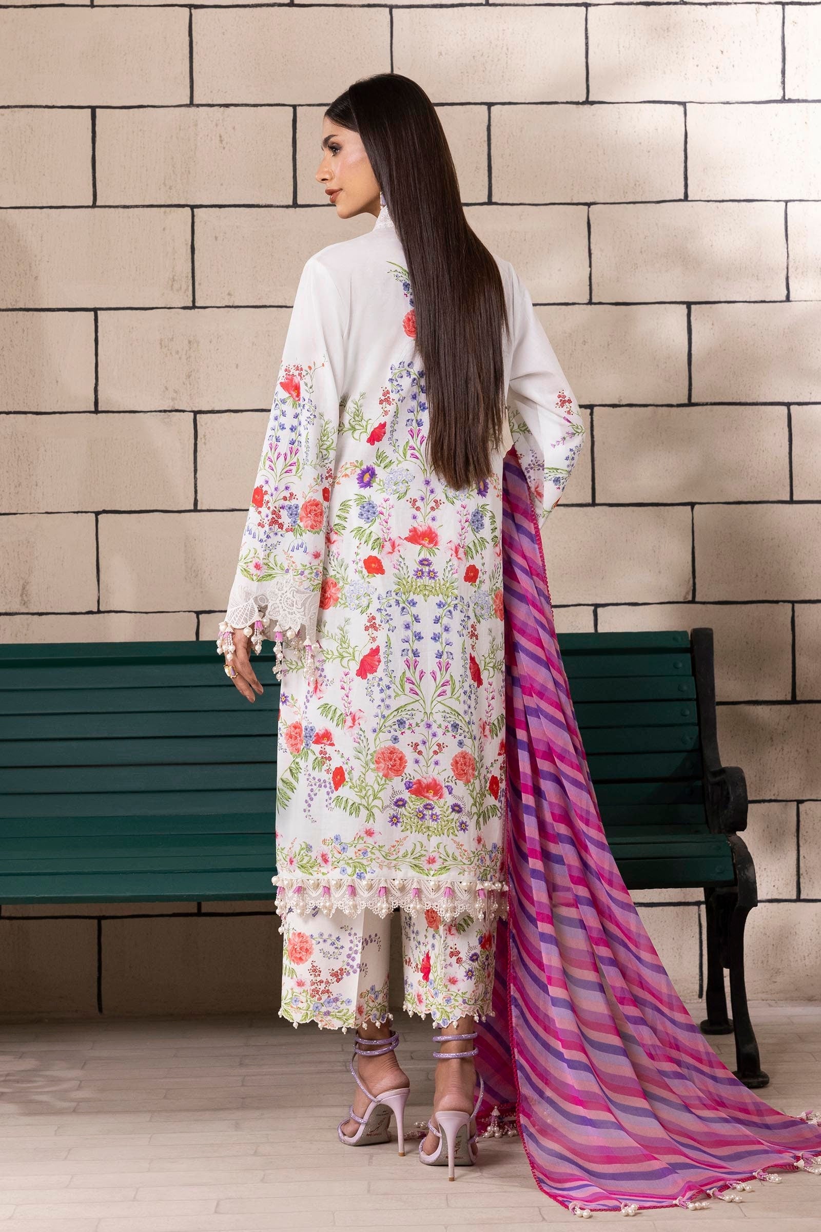Sana Safinaz | Muzlin Spring 25 | M251-024A-3CI - Official Sana Safinaz stockist in UK - Sakeena London