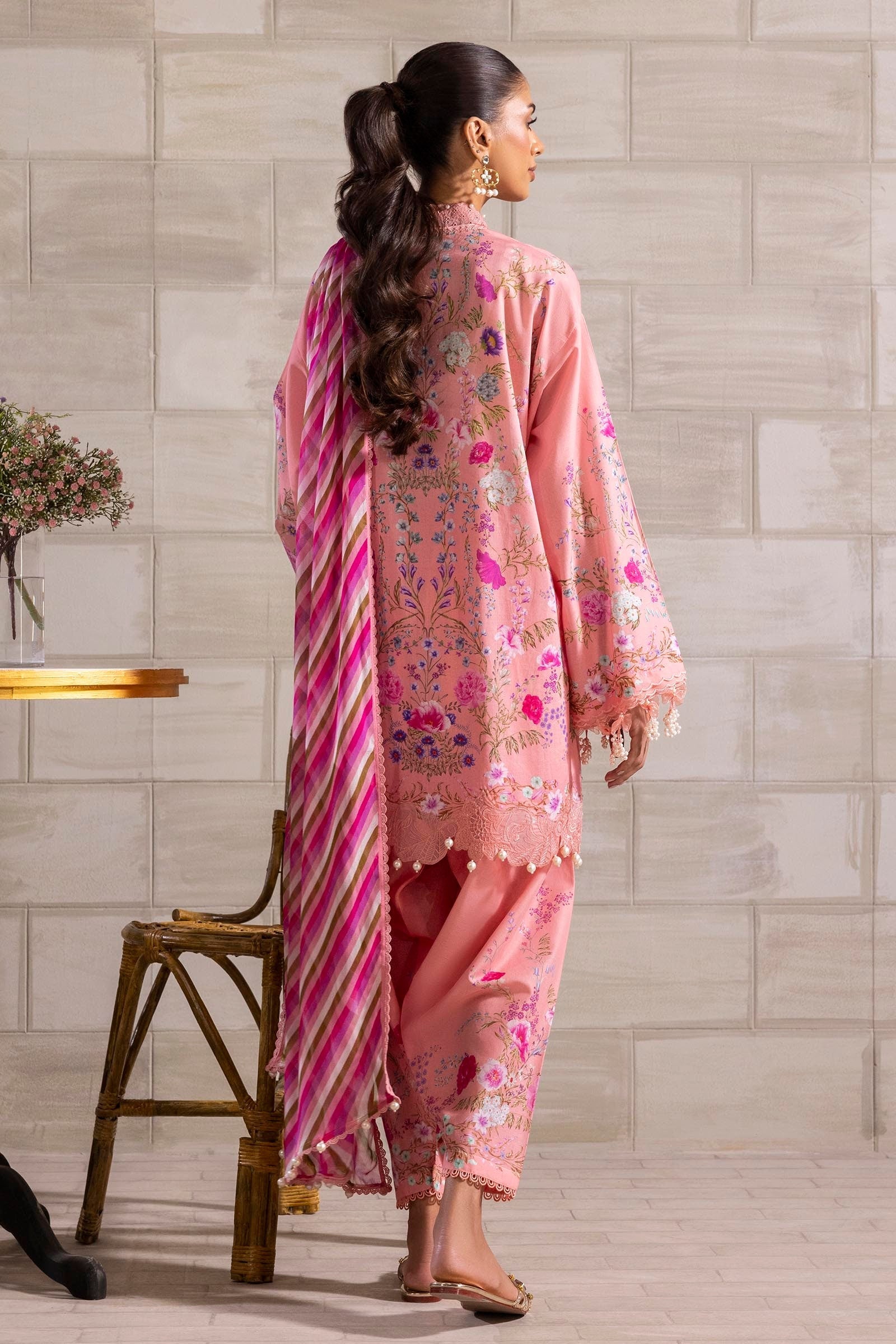 Sana Safinaz | Muzlin Spring 25 | M251-024B-3CI - Official Sana Safinaz stockist in UK - Sakeena London