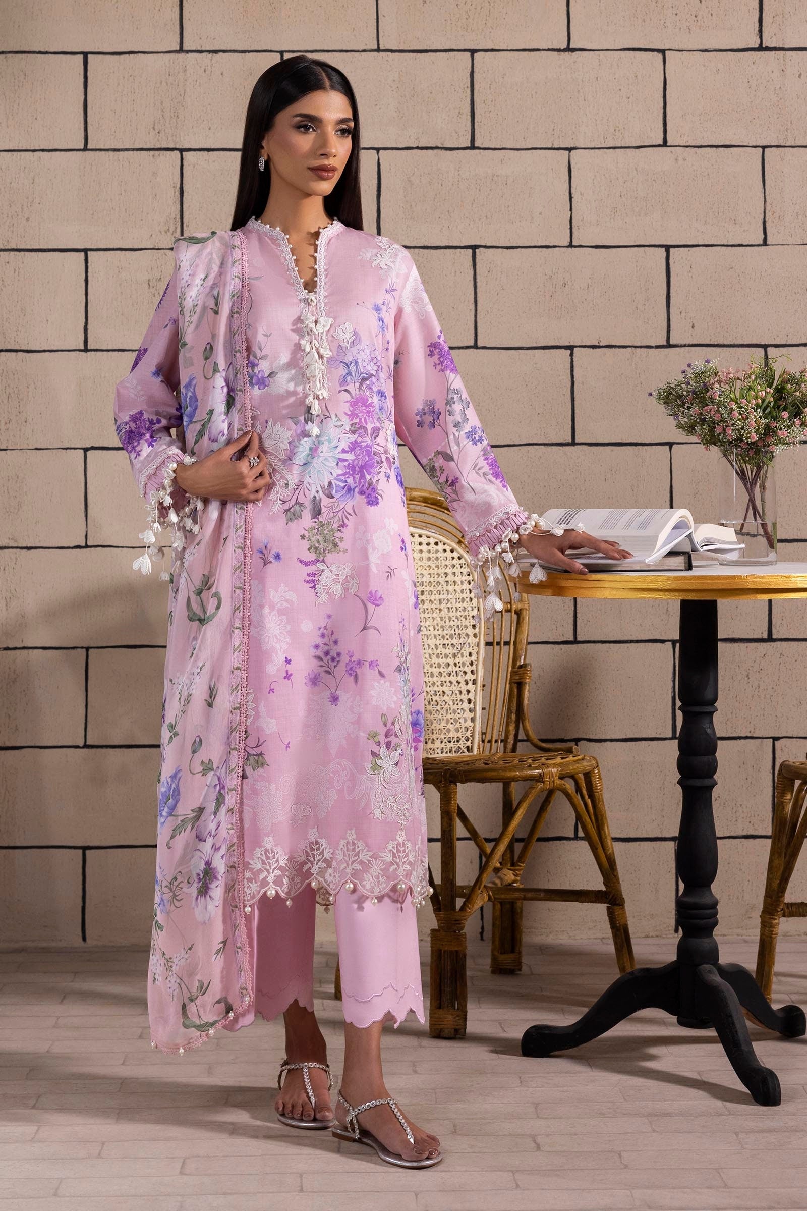 Sana Safinaz | Muzlin Spring 25 | M251-025A-3CJ - Official Sana Safinaz stockist in UK - Sakeena London