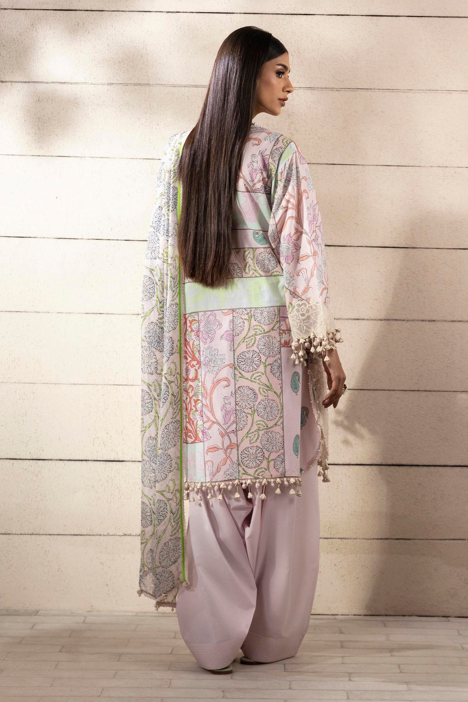 Sana Safinaz | Muzlin Spring 25 | M251-027A-3CI - Official Sana Safinaz stockist in UK - Sakeena London