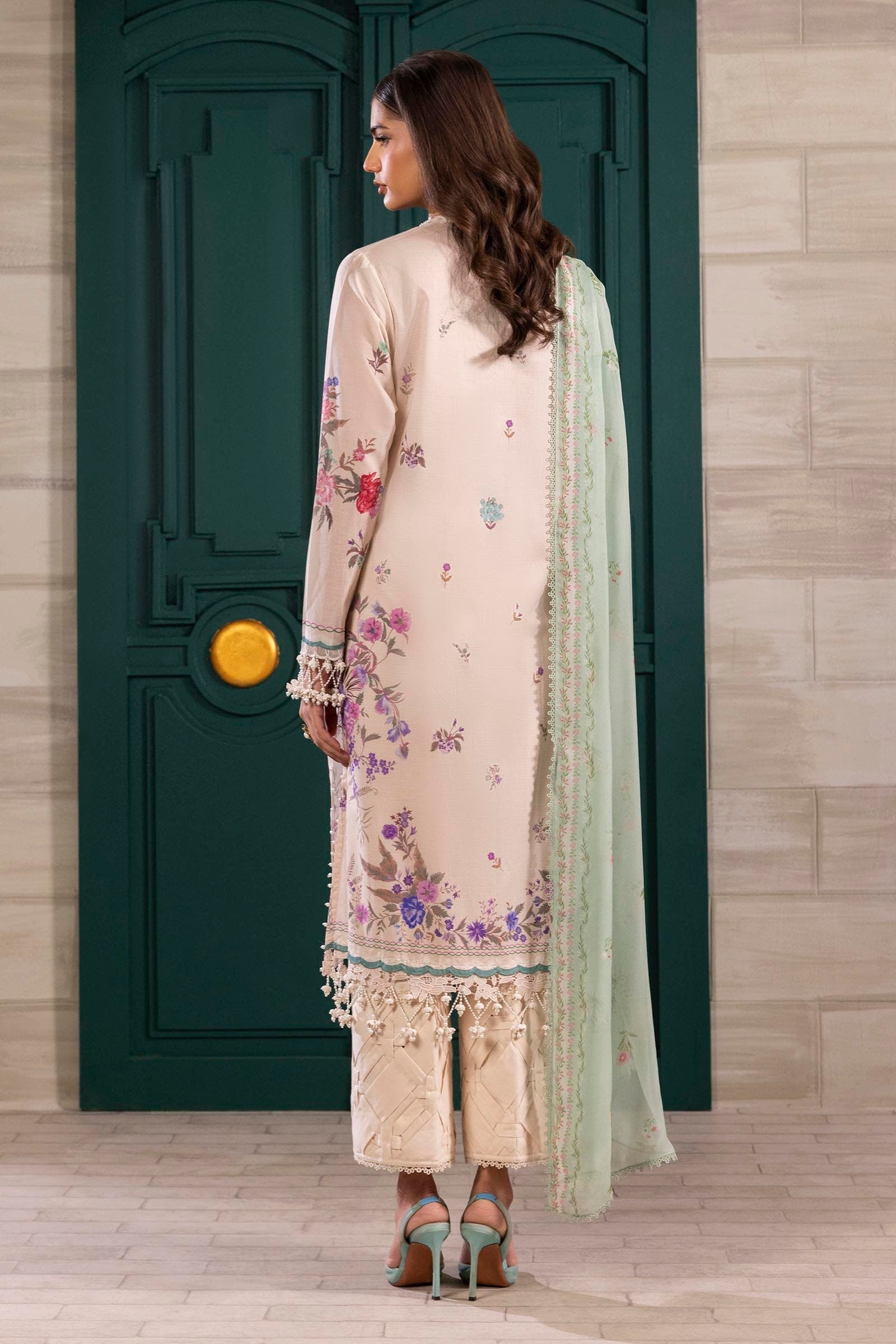 Sana Safinaz | Muzlin Spring 25 | M251-028A-3CI - Official Sana Safinaz stockist in UK - Sakeena London