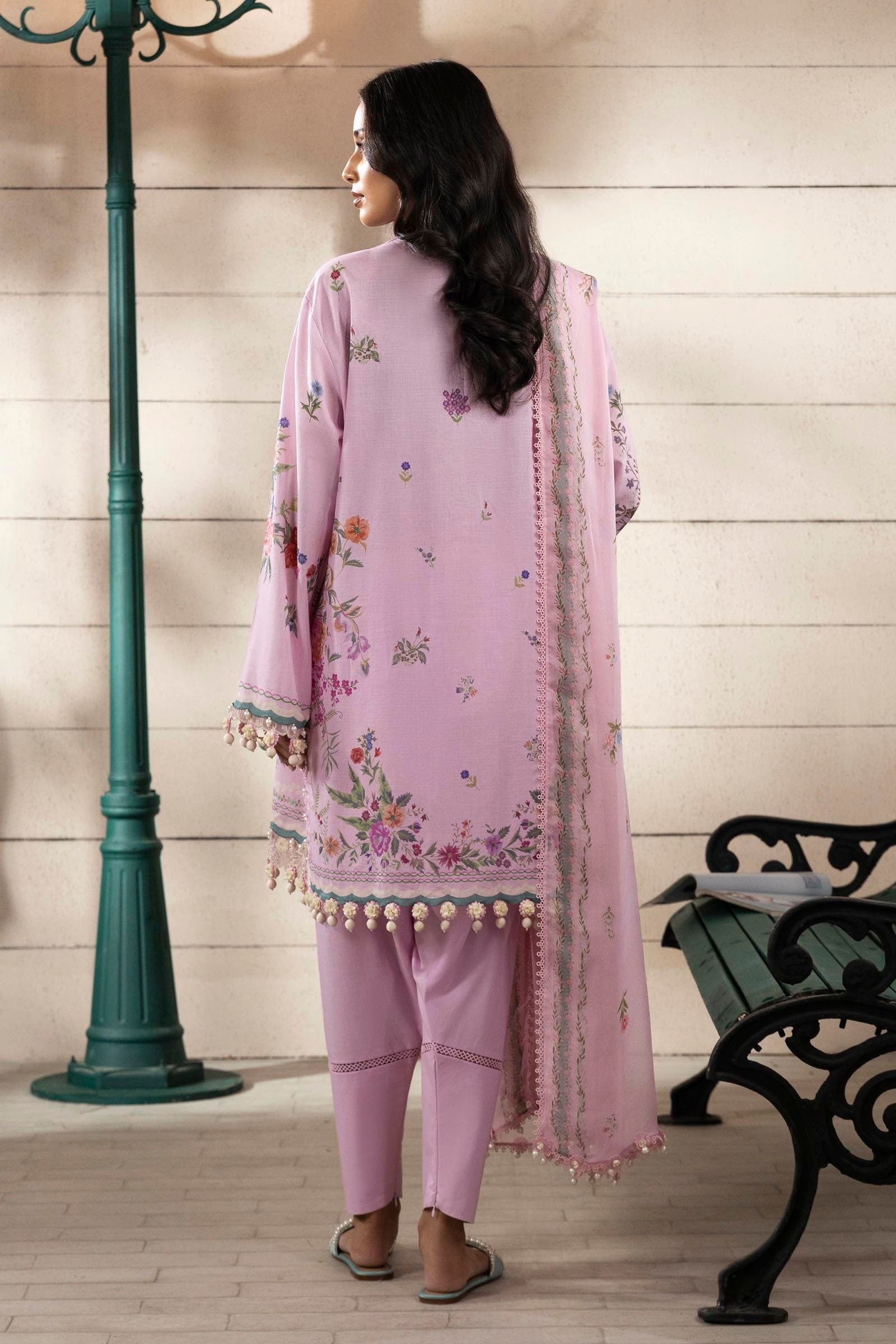 Sana Safinaz | Muzlin Spring 25 | M251-028B-3CI - Official Sana Safinaz stockist in UK - Sakeena London