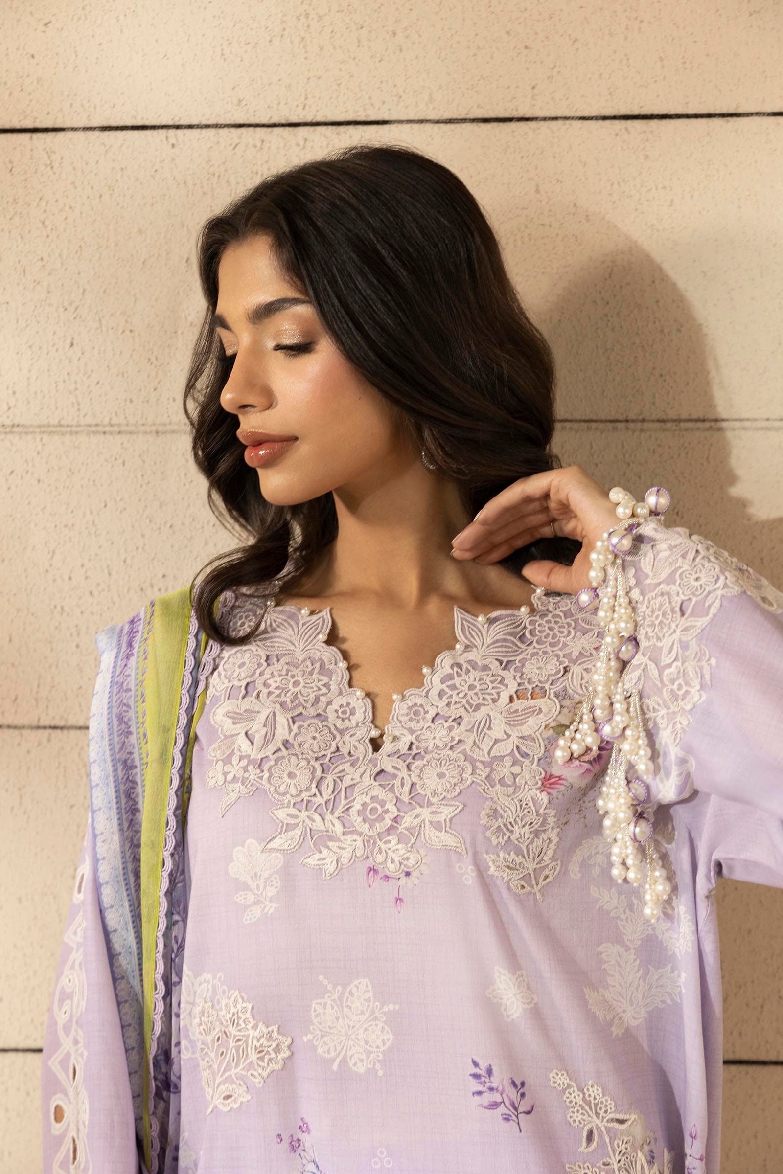 Sana Safinaz | Muzlin Spring 25 | M251-029A-3CI - Official Sana Safinaz stockist in UK - Sakeena London