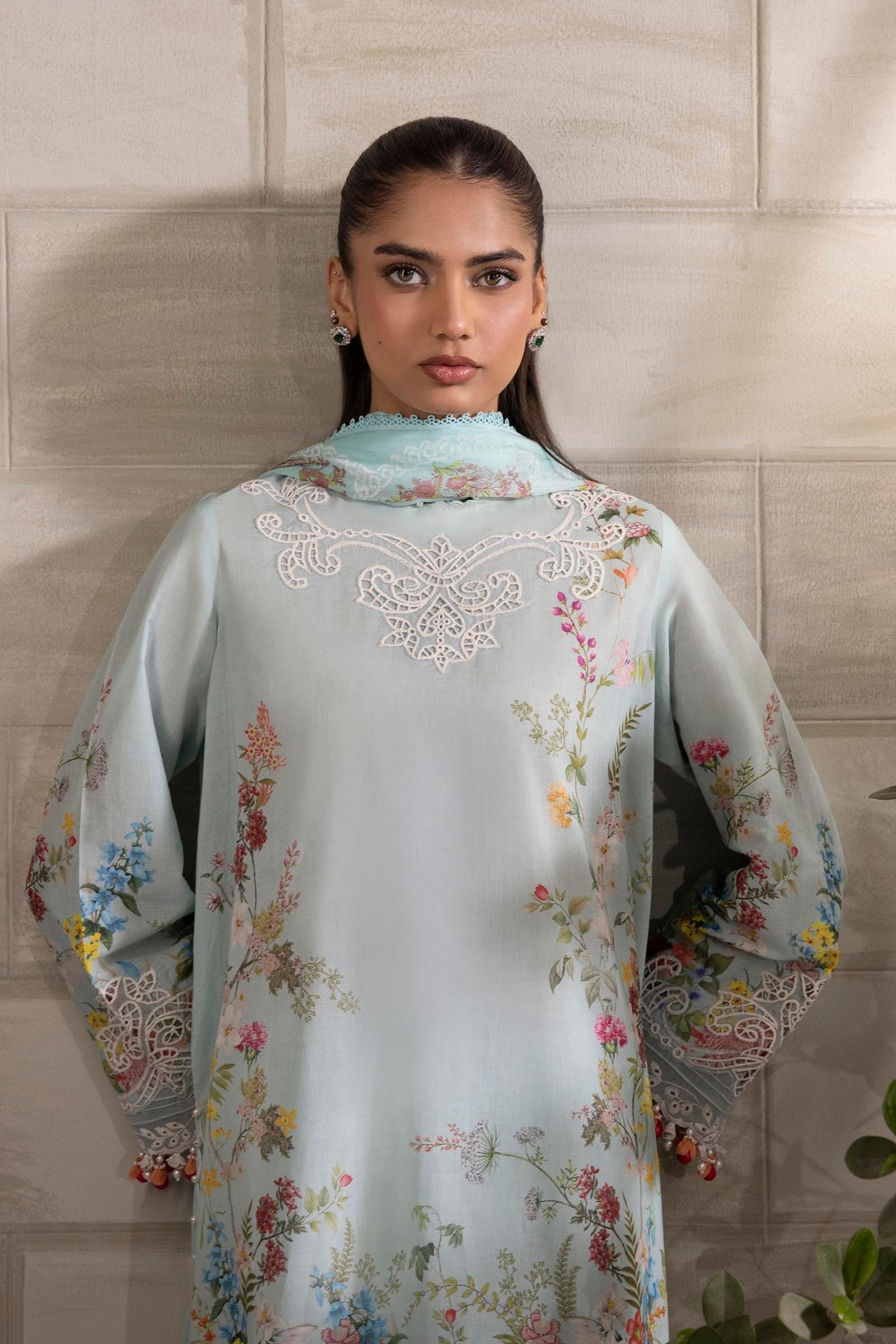 Sana Safinaz | Muzlin Spring 25 | M251-030A-3CI - Official Sana Safinaz stockist in UK - Sakeena London