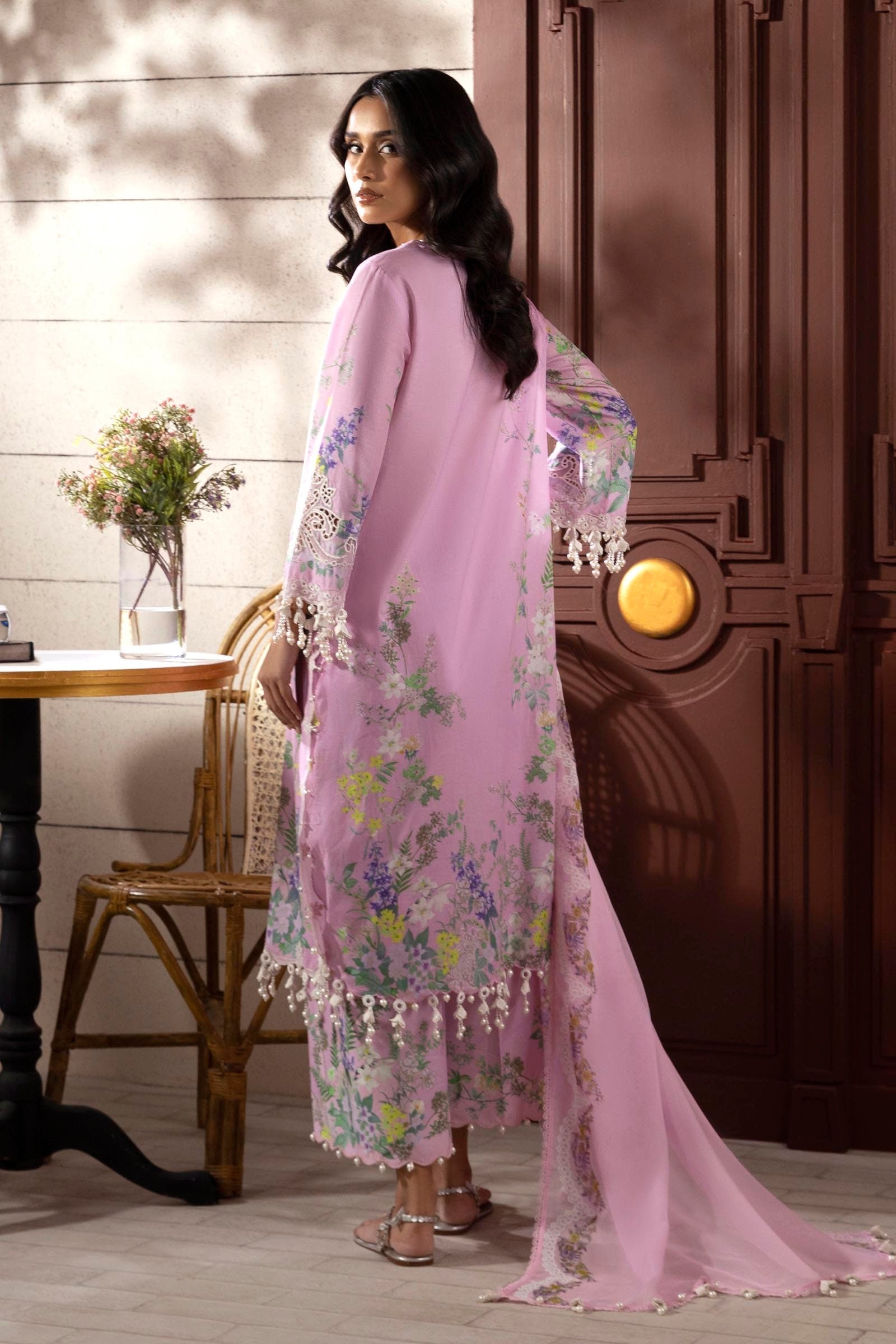 Sana Safinaz | Muzlin Spring 25 | M251-030B-3CI - Official Sana Safinaz stockist in UK - Sakeena London