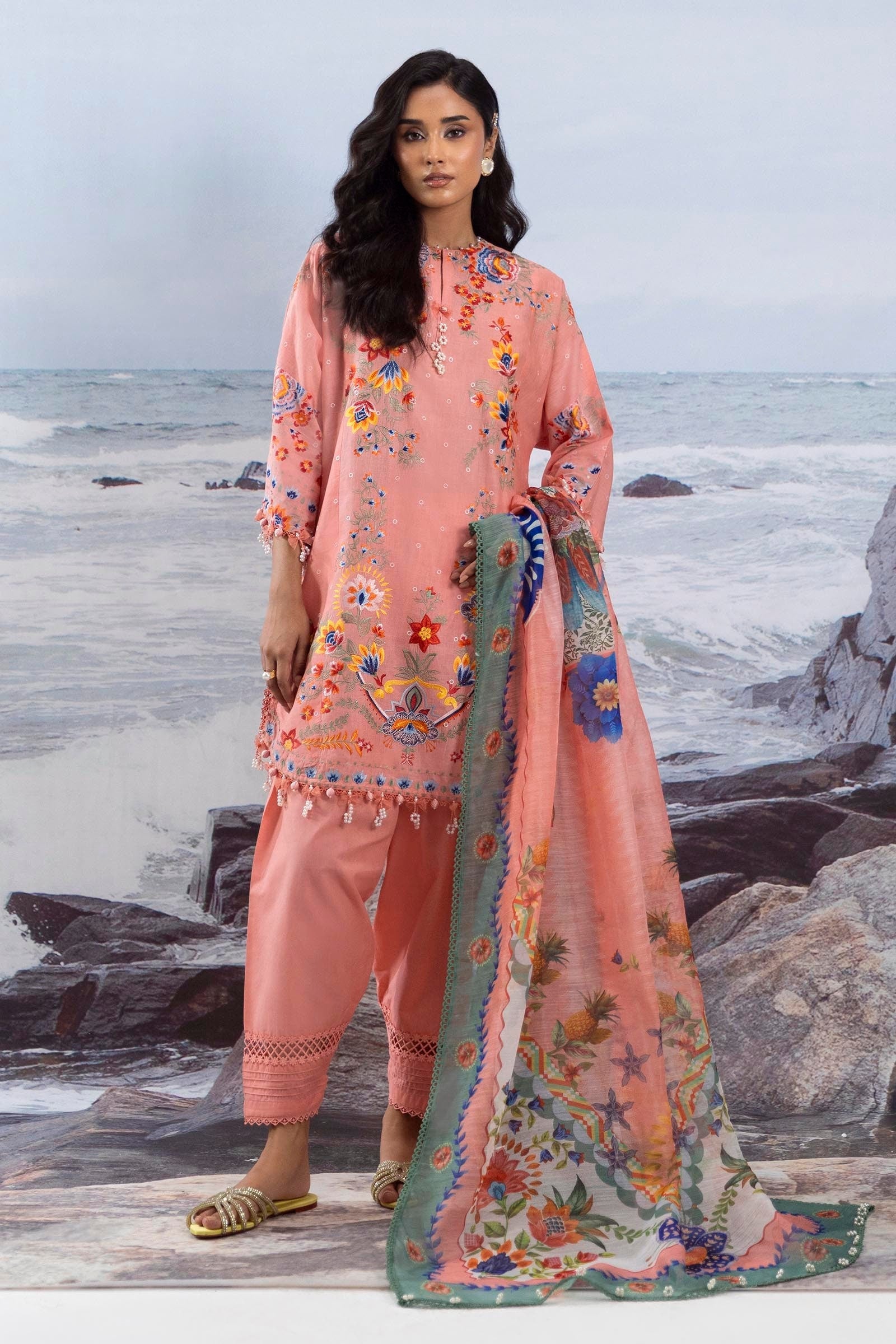 Sana Safinaz | Muzlin Summer 25 | 018B - Official Sana Safinaz stockist in UK - Sakeena London