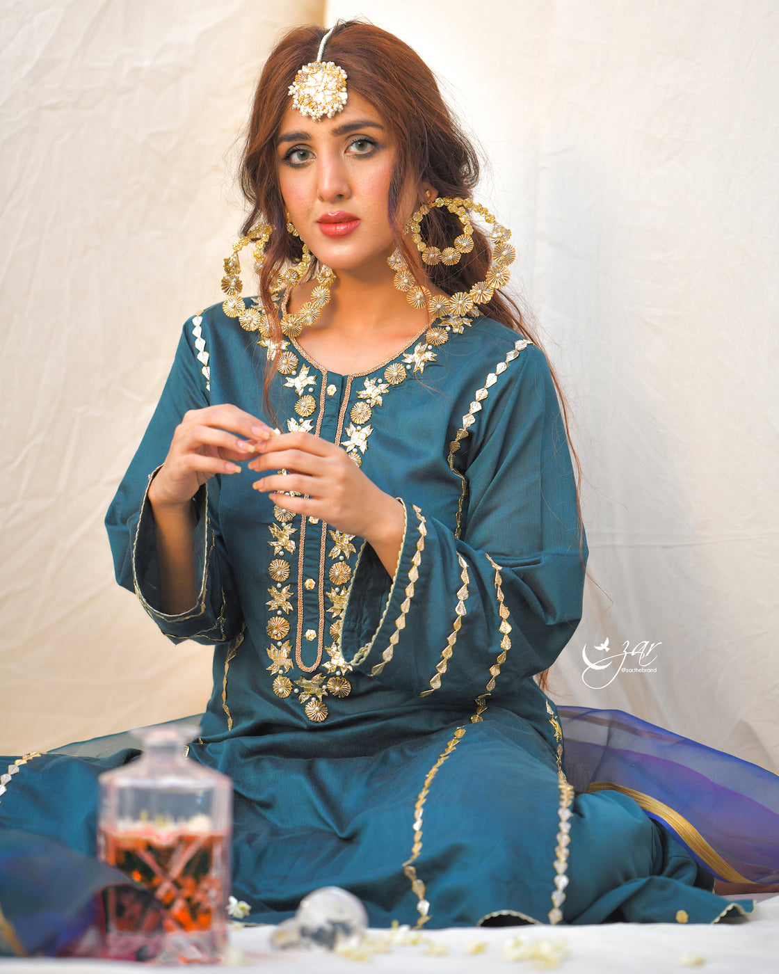Zar | Formals Wear | Teal - Official Zar stockist in UK - Sakeena London