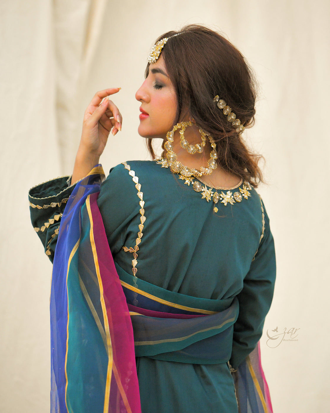 Zar | Formals Wear | Teal - Official Zar stockist in UK - Sakeena London
