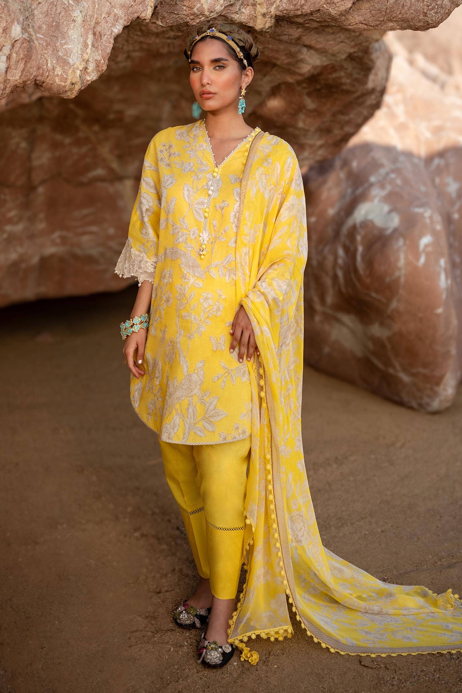 Sana Safinaz | Mahay Spring 24 | H241-001A-3CI - Official Sana Safinaz stockist in UK - Sakeena London