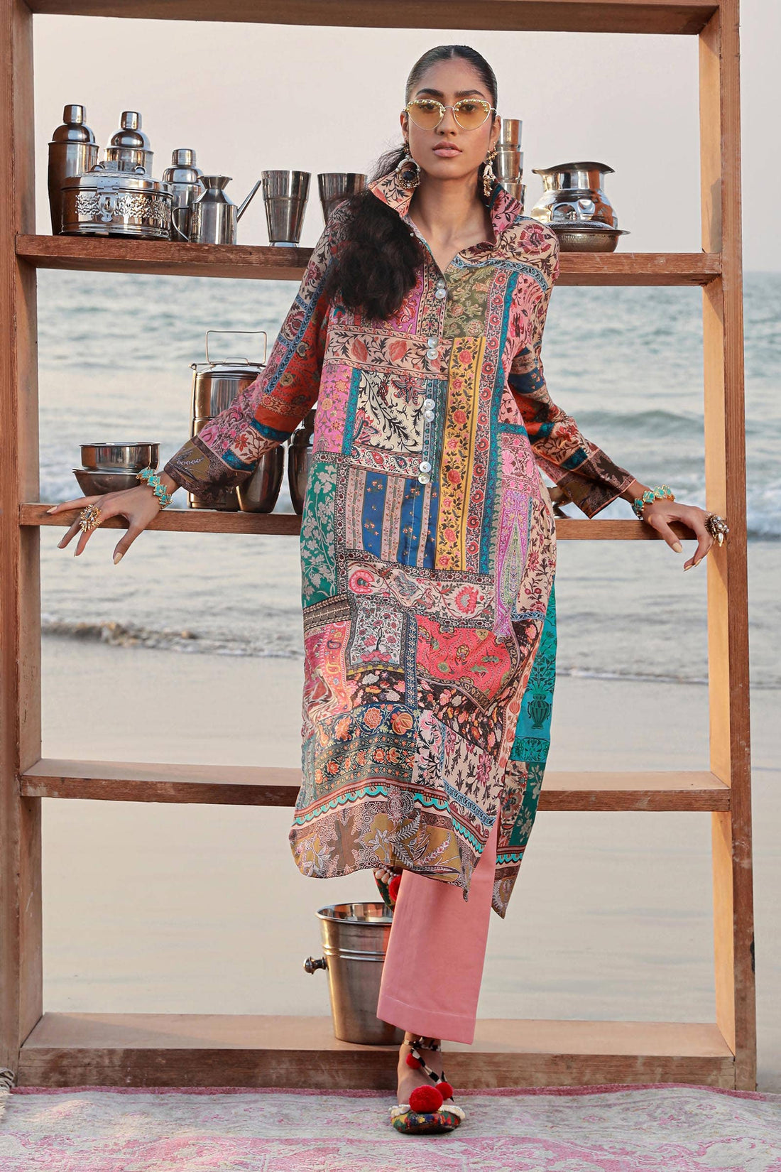 Sana Safinaz | Mahay Spring 24 | H241-014A-2C - Official Sana Safinaz stockist in UK - Sakeena London