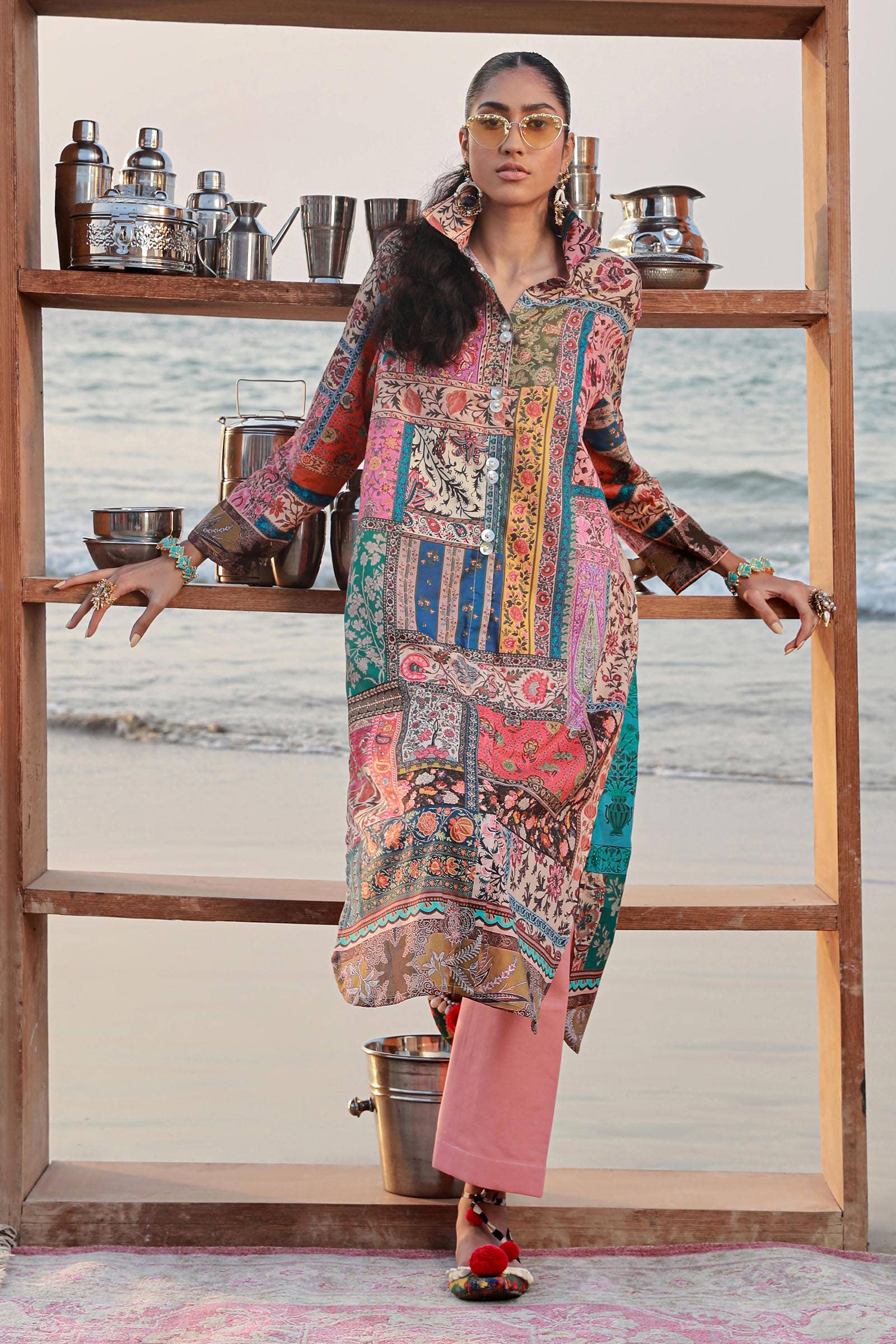 Sana Safinaz | Mahay Spring 24 | H241-014A-2C - Official Sana Safinaz stockist in UK - Sakeena London