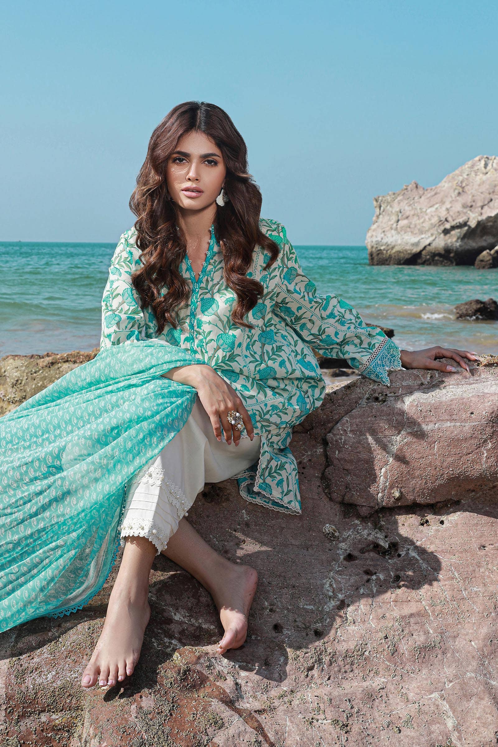 Sana Safinaz | Mahay Spring 24 | H241-002A-2BI - Official Sana Safinaz stockist in UK - Sakeena London